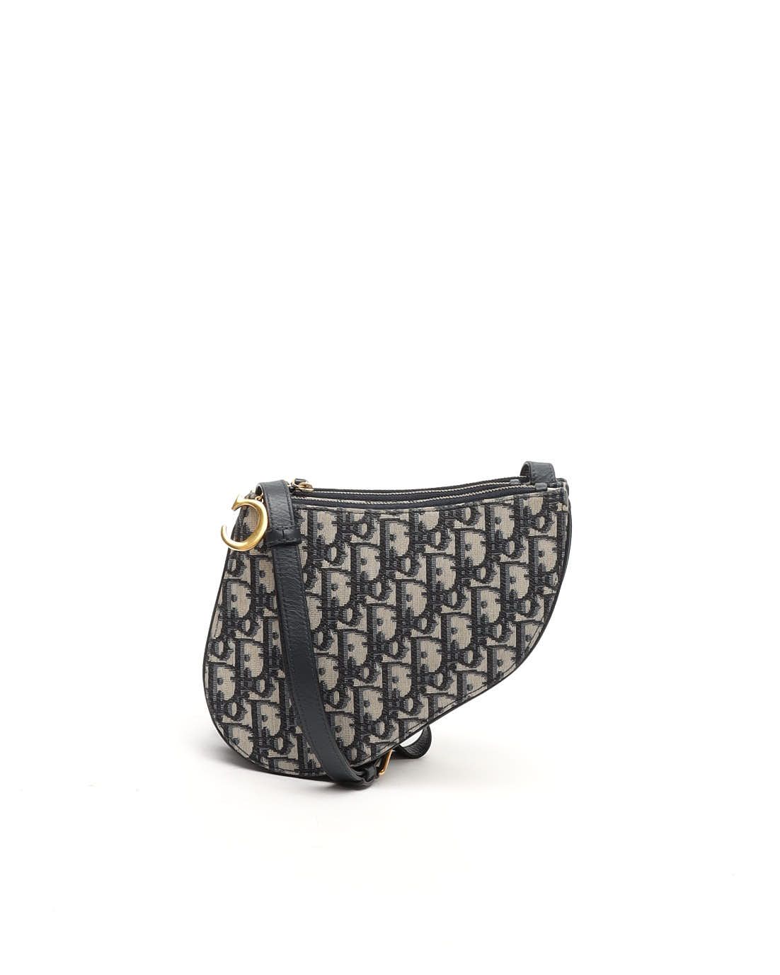 Christian Dior Saddle Oblique Trio Pouch Bag