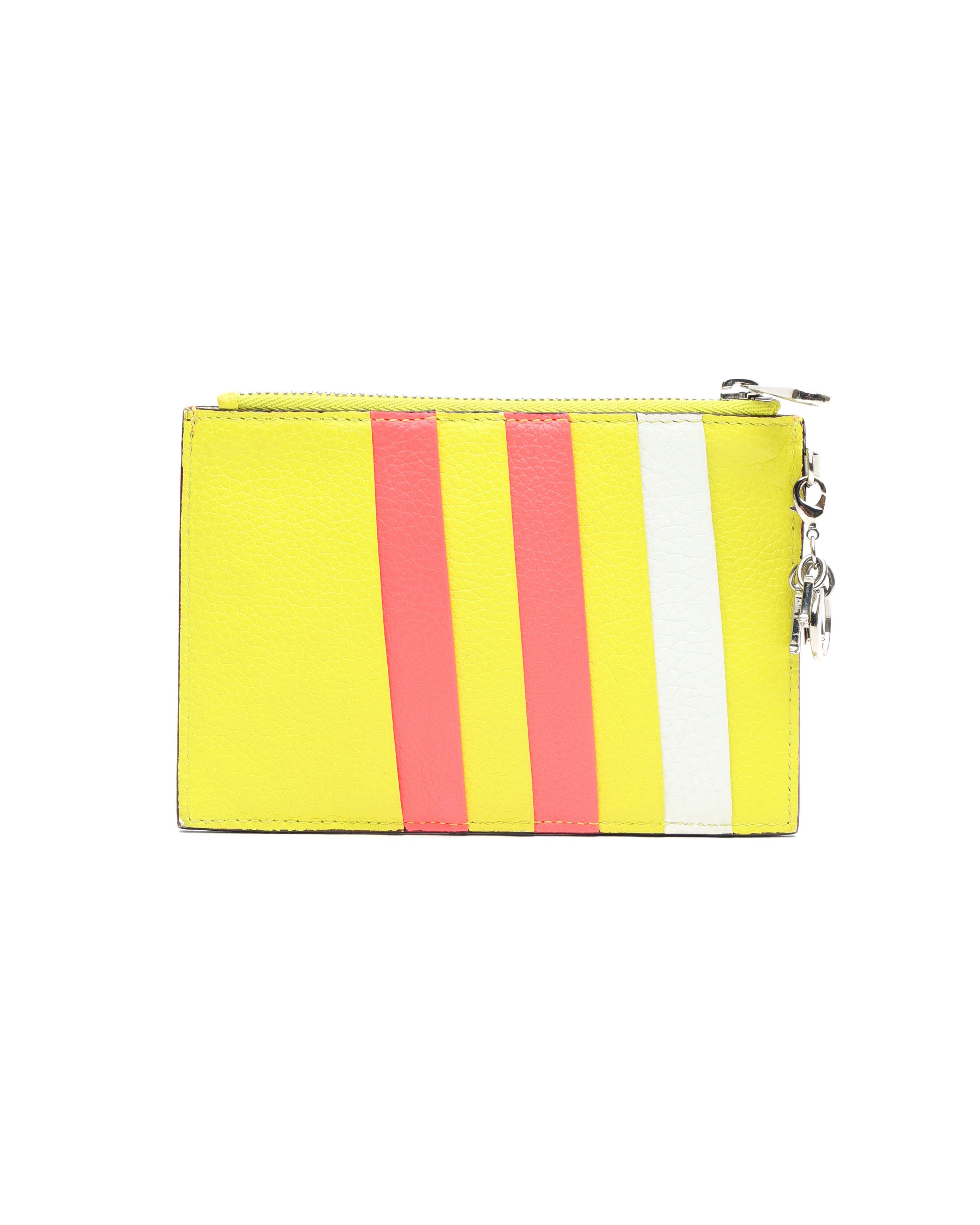 Dior Christian  Card Holder In Yellow