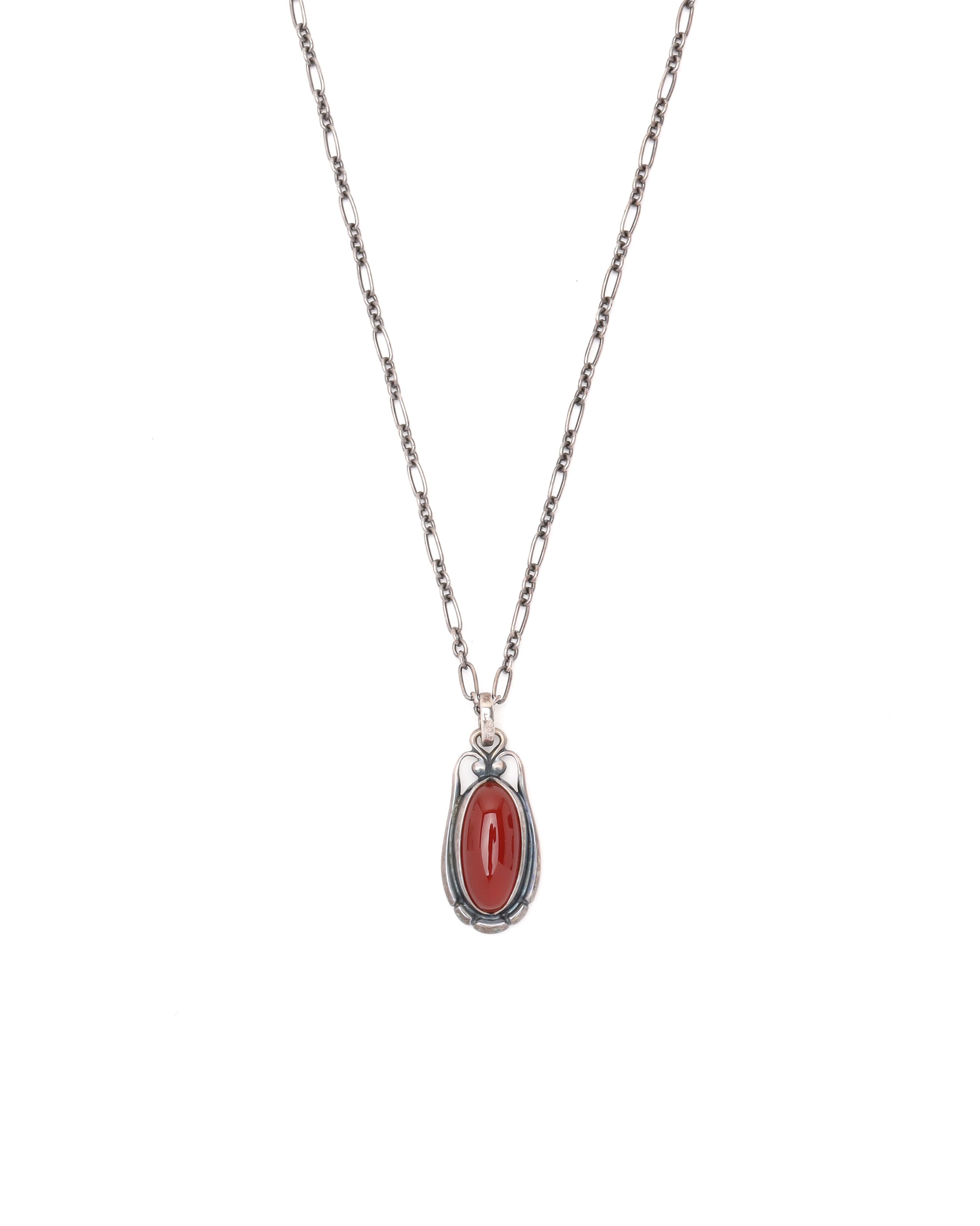 Georg Jensen Heritage Silver Necklace In Multi
