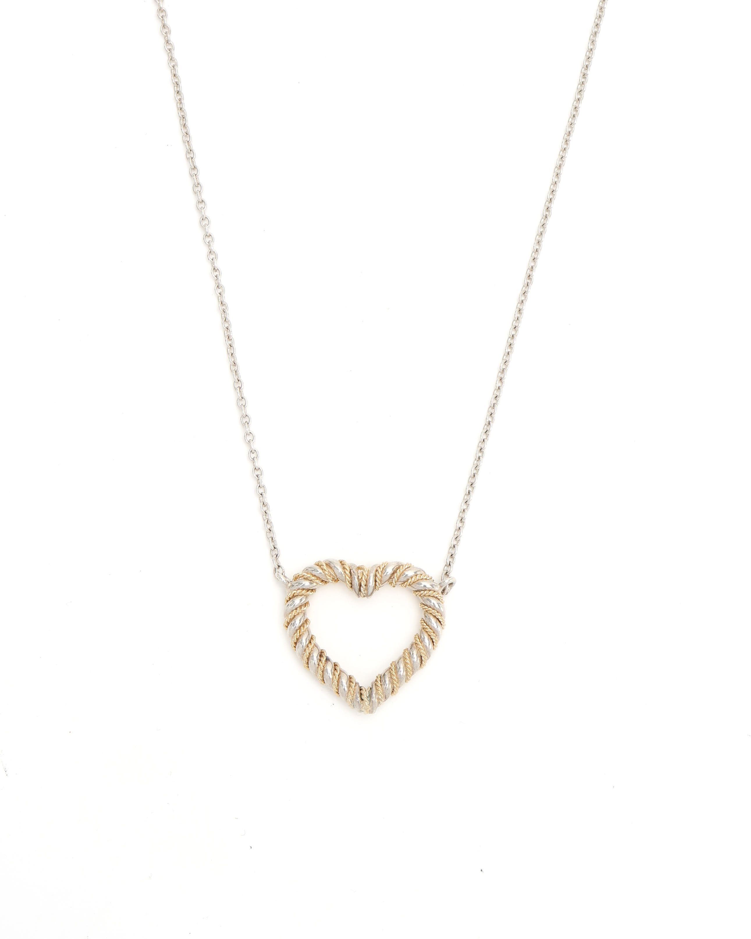 Tiffany & Co Open Heart Necklace
