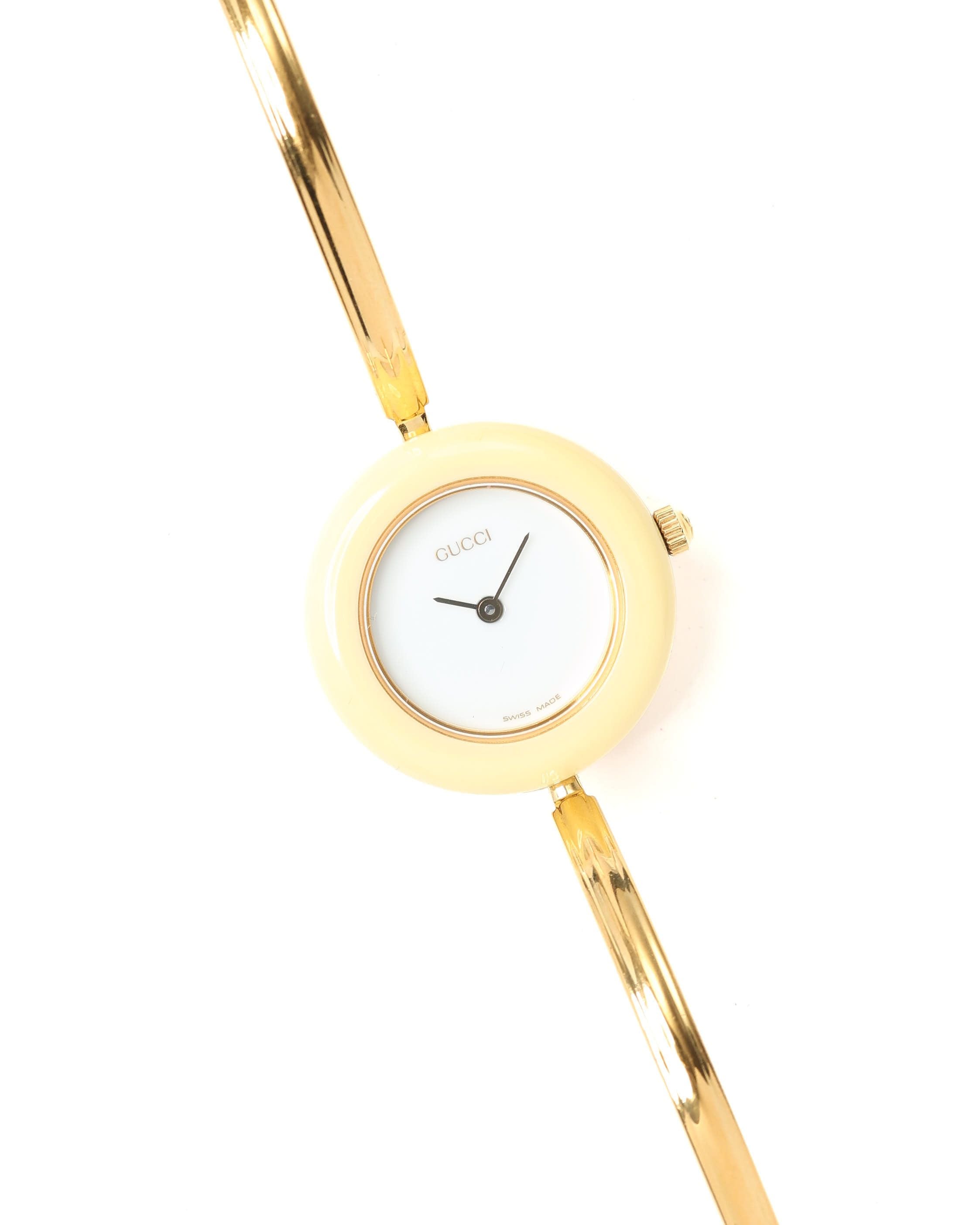 Gucci Change Bezel 26mm Watch In Gold
