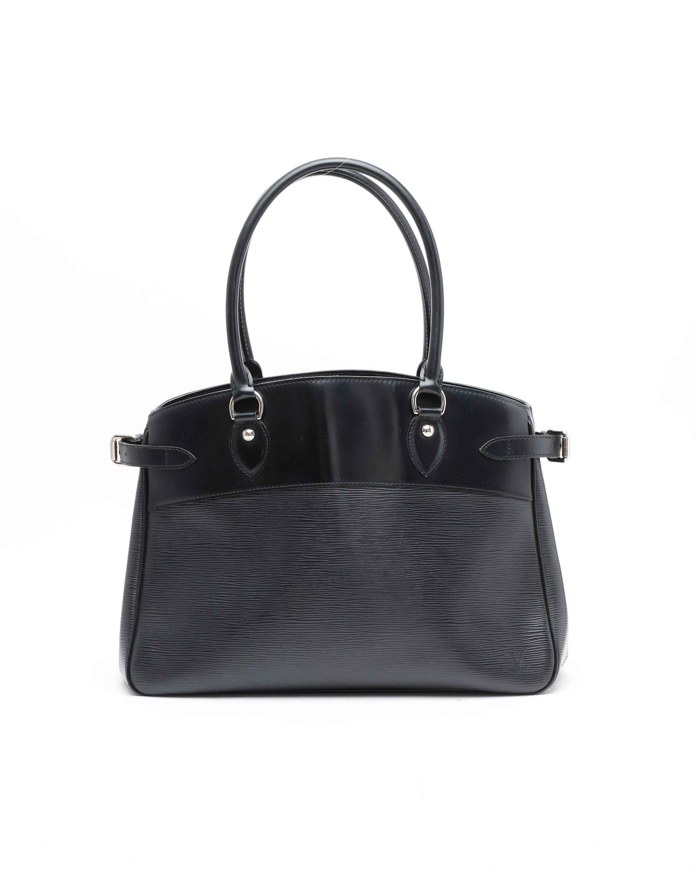 Pre-owned Louis Vuitton Epi Passy Gm Tote Bag In Black