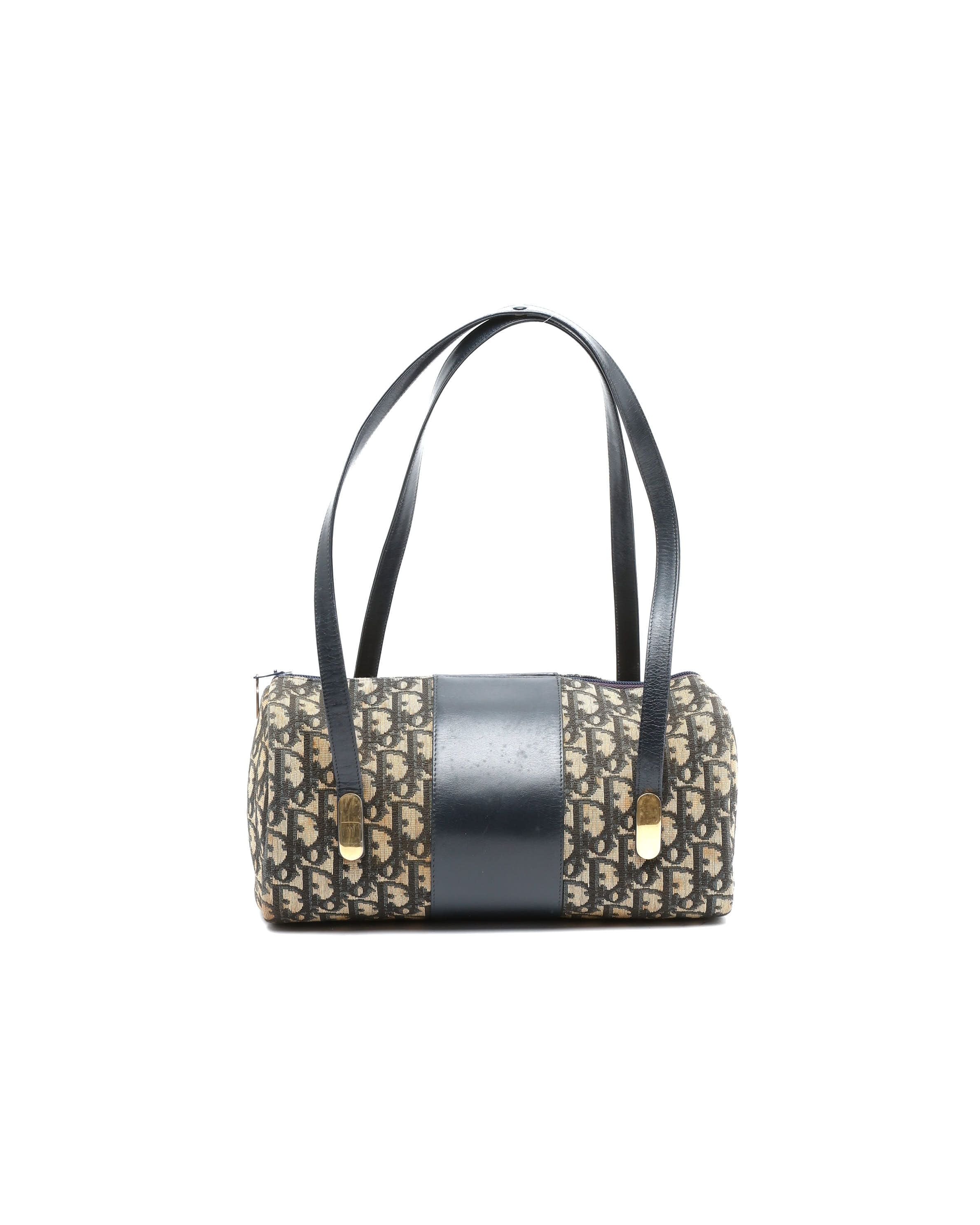 Dior Christian  Trotter Hobo Bag In Blue