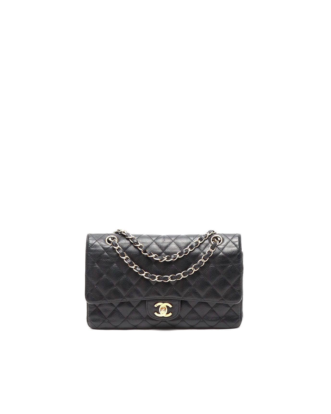 Chanel Classic Caviar Medium Double Flap Bag