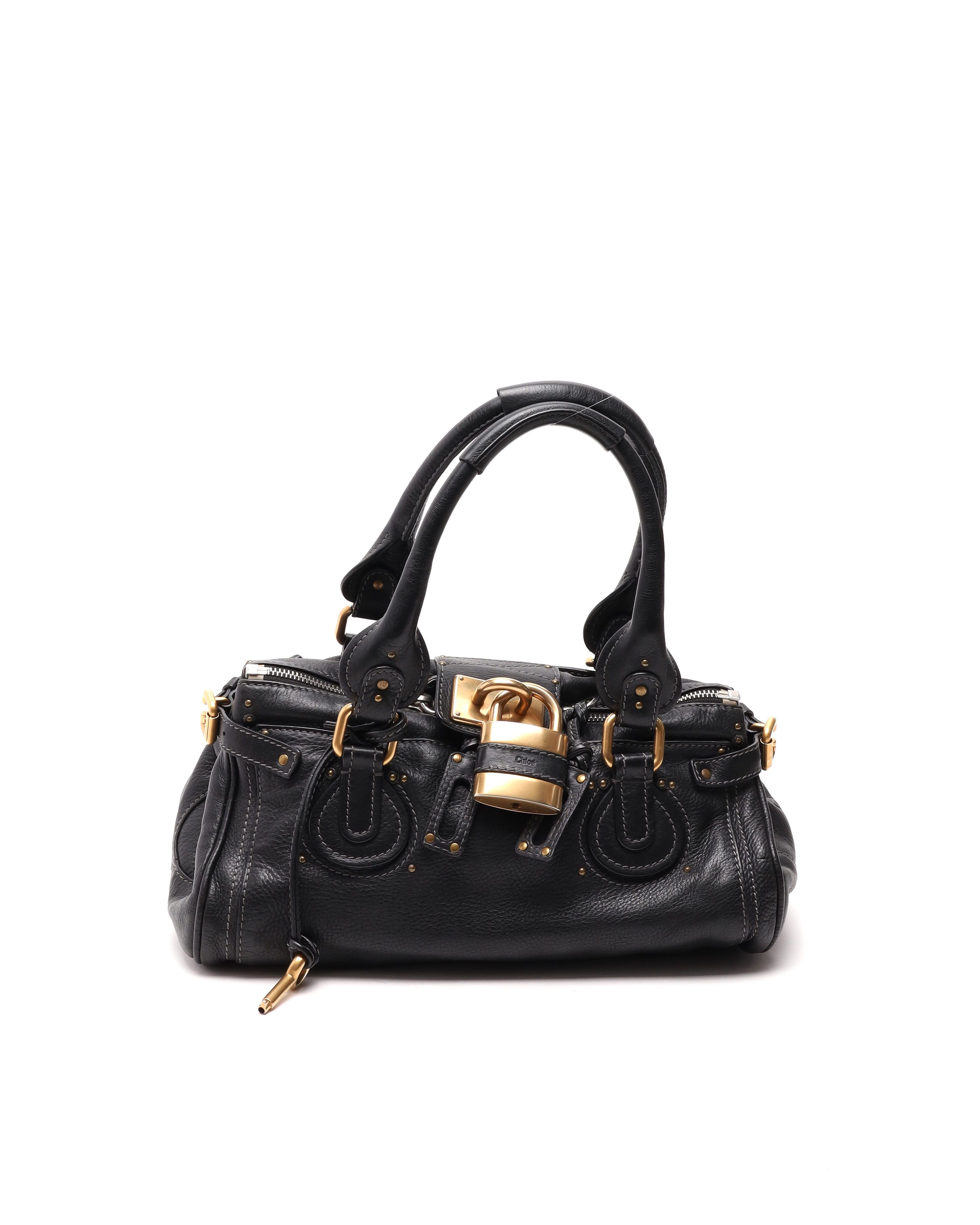 Chloé Paddington Bag In Black