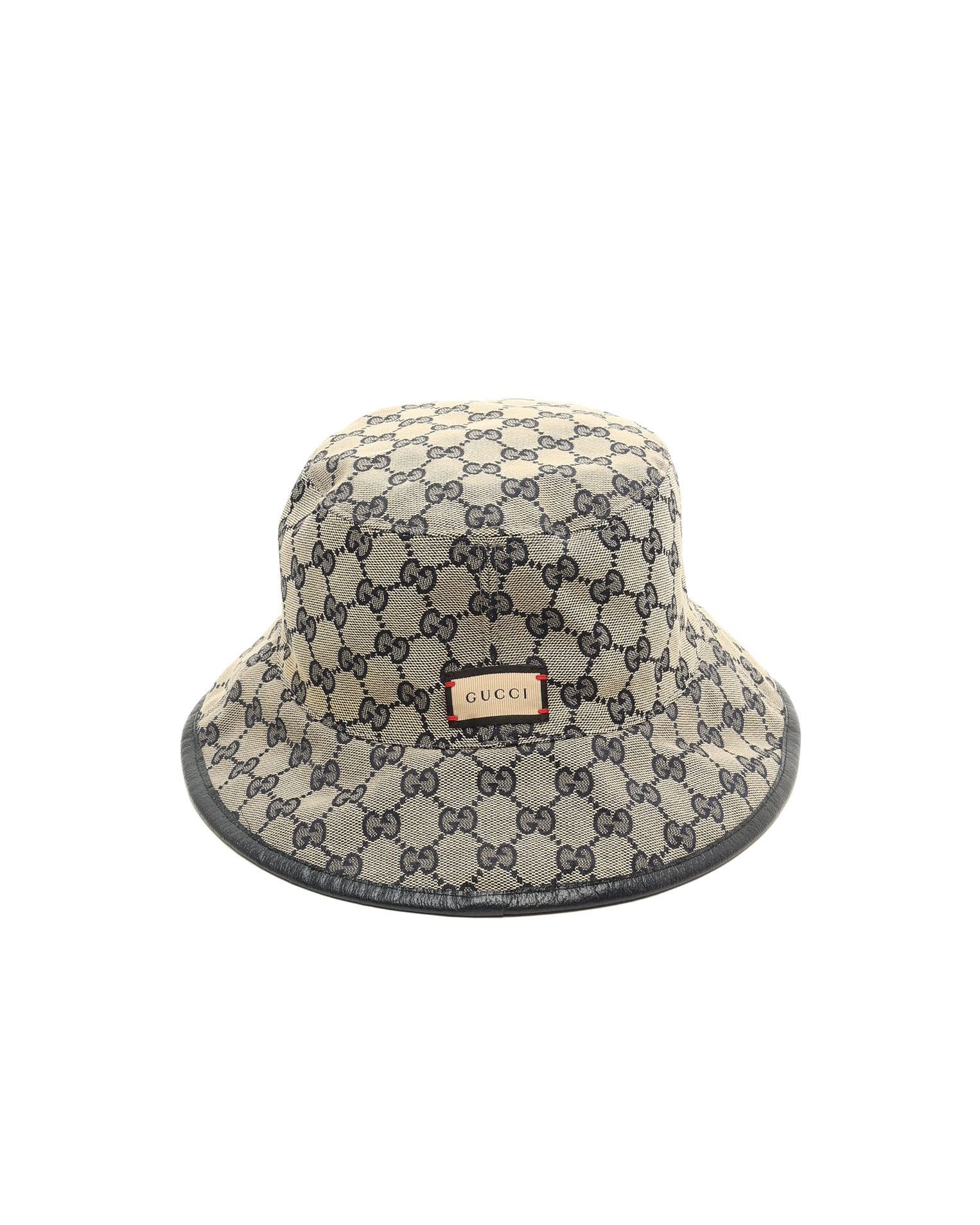 Gucci Gg Bucket Hat In Gray
