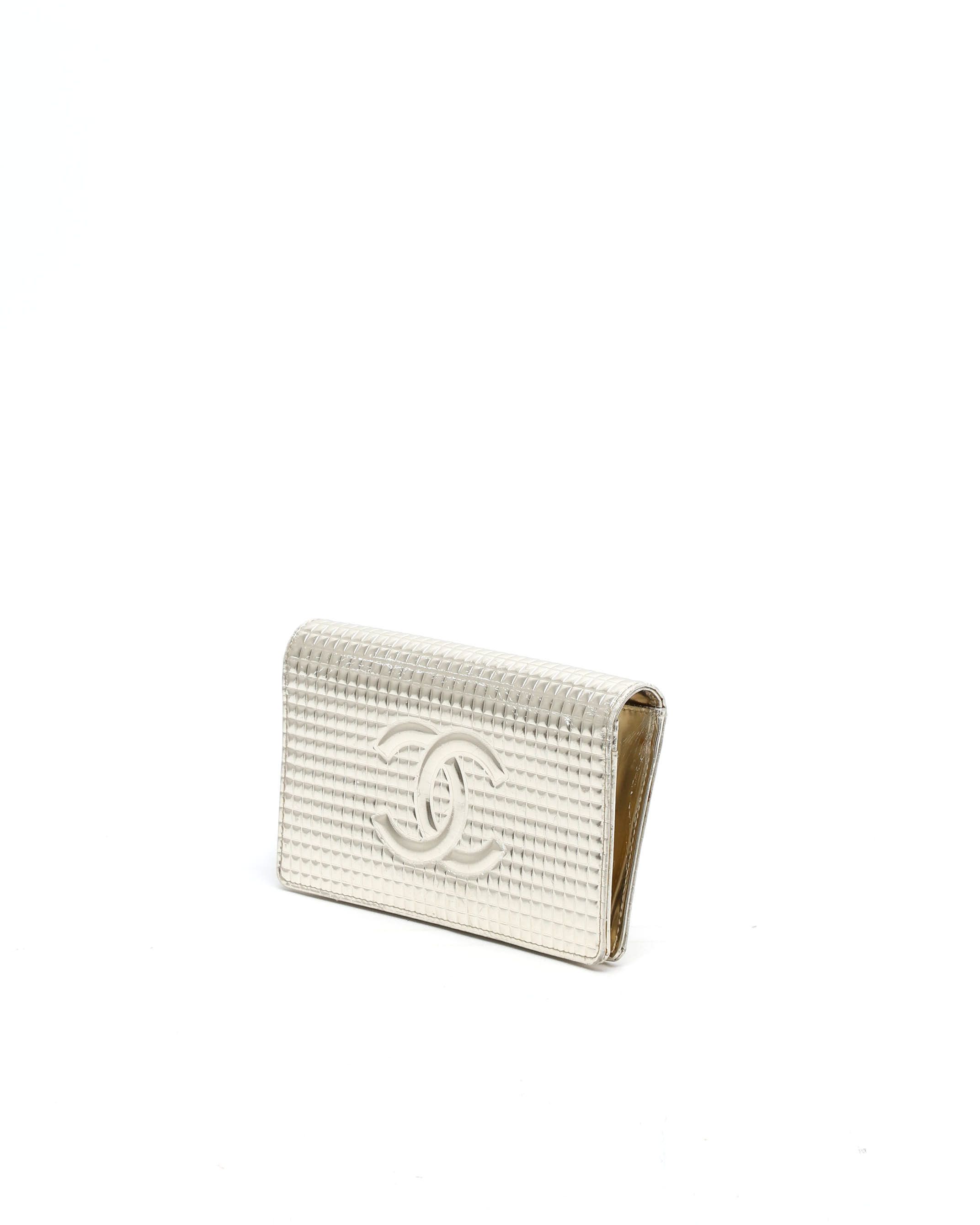 CHANEL Pre-owned Long Wallet In Silver