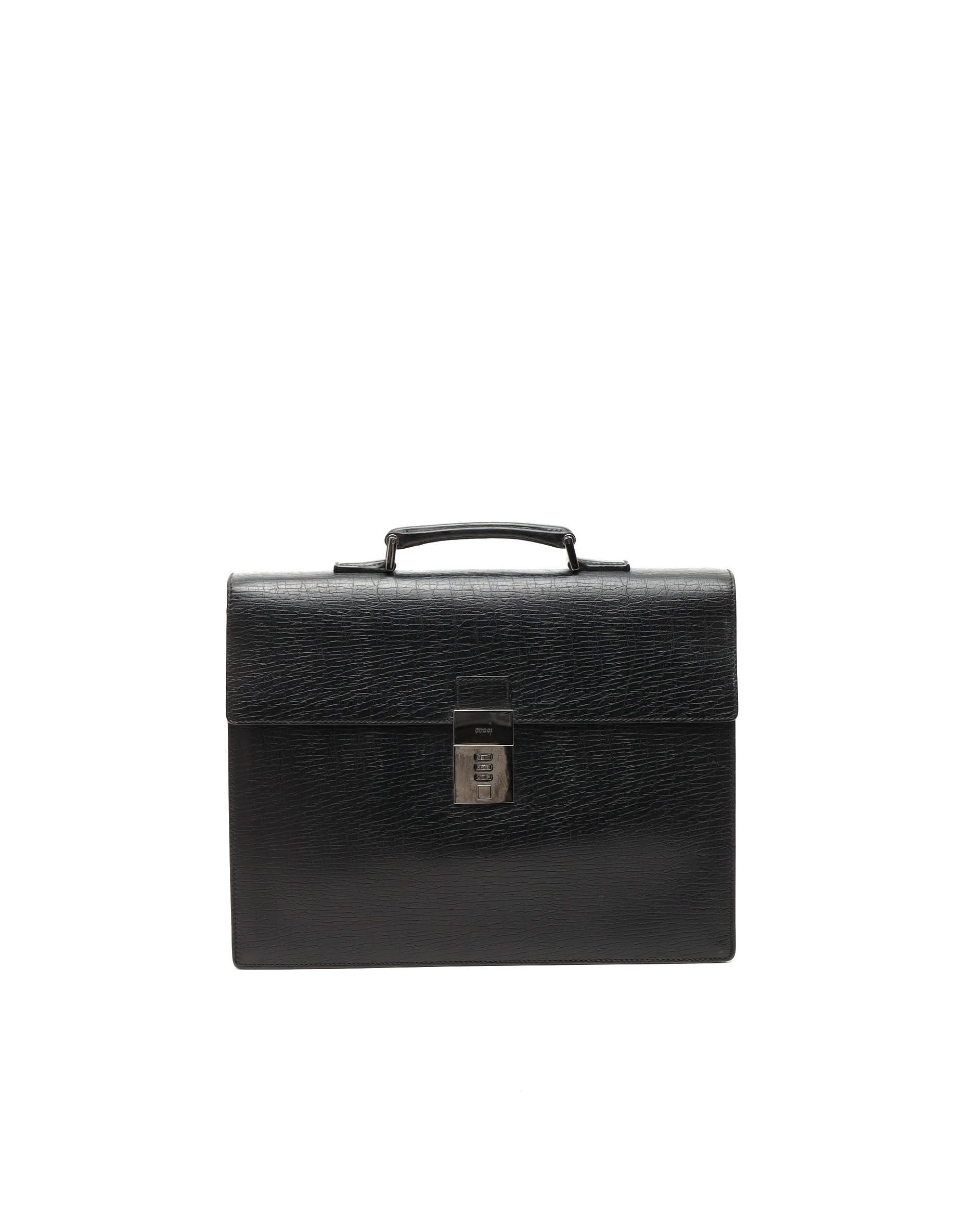 Gucci Code Lock Briefcase