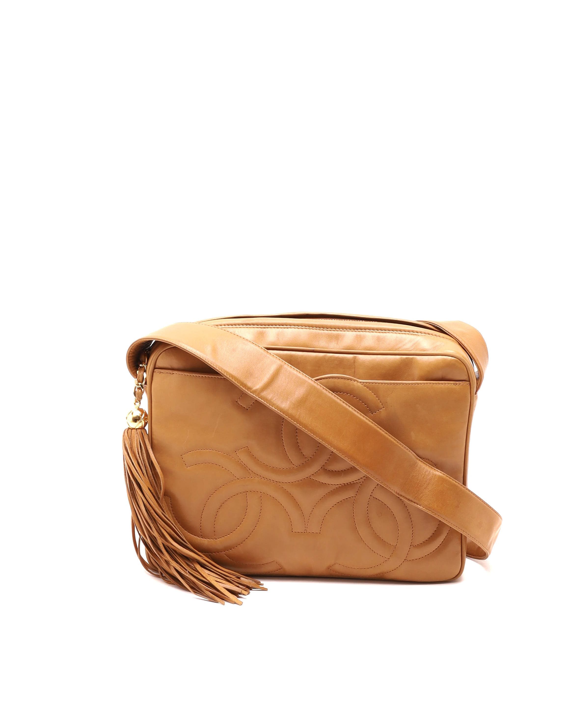 Pre-owned Chanel Triple Cc Tassel Camera Bag