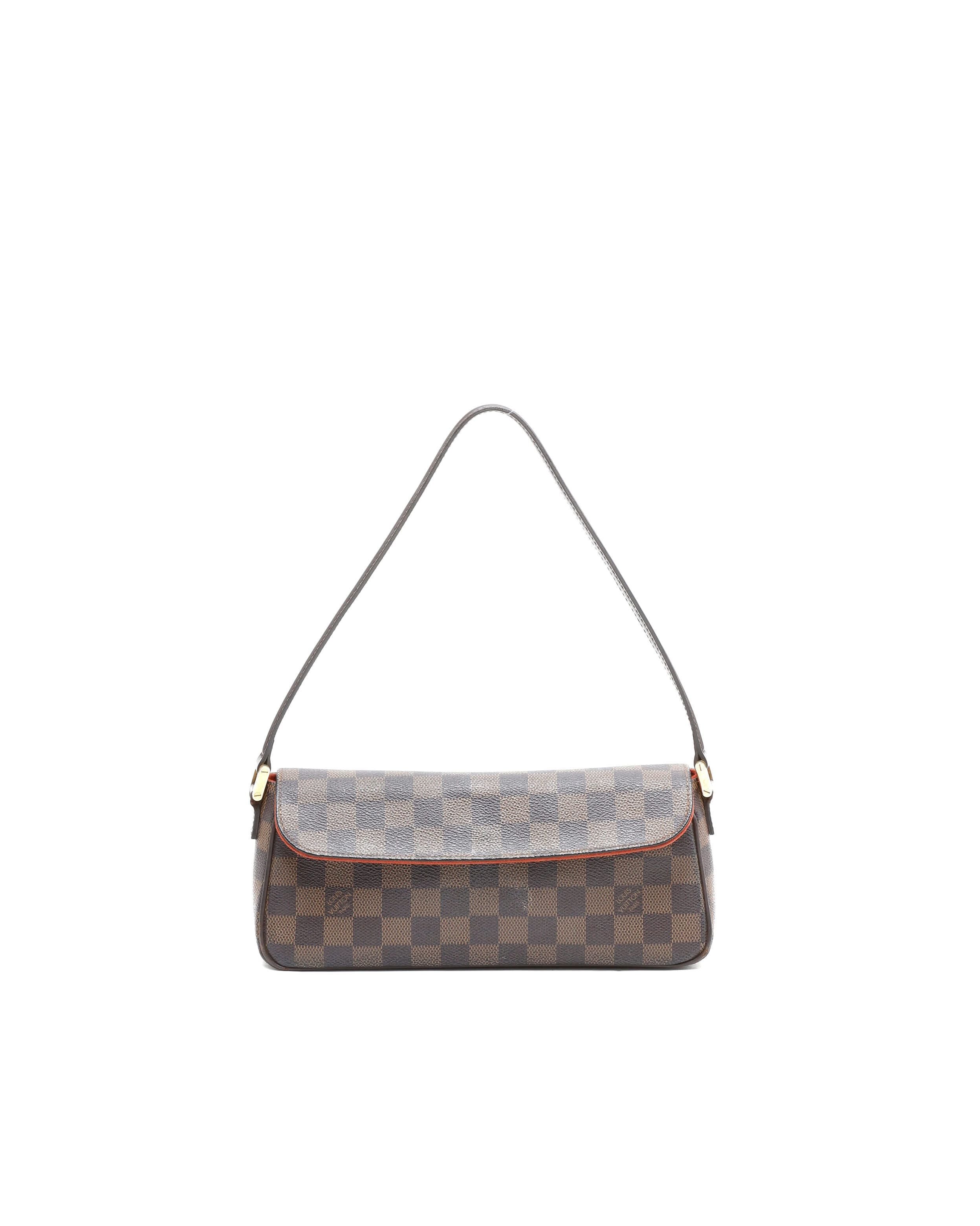 Pre-owned Louis Vuitton Damier Recoleta Bag In Brown