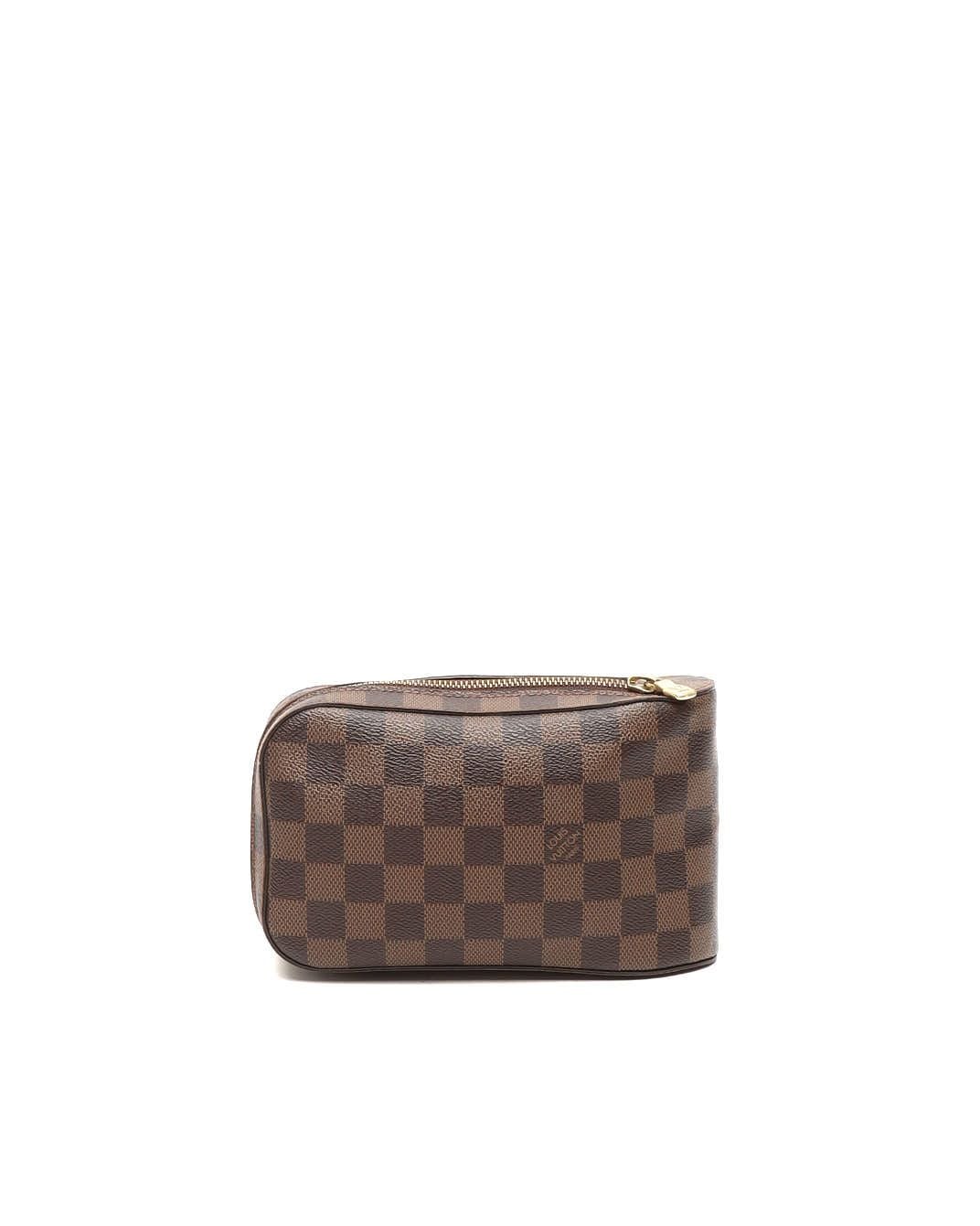 Pre-owned Louis Vuitton Damier Geronimo Sling Bag In Brown