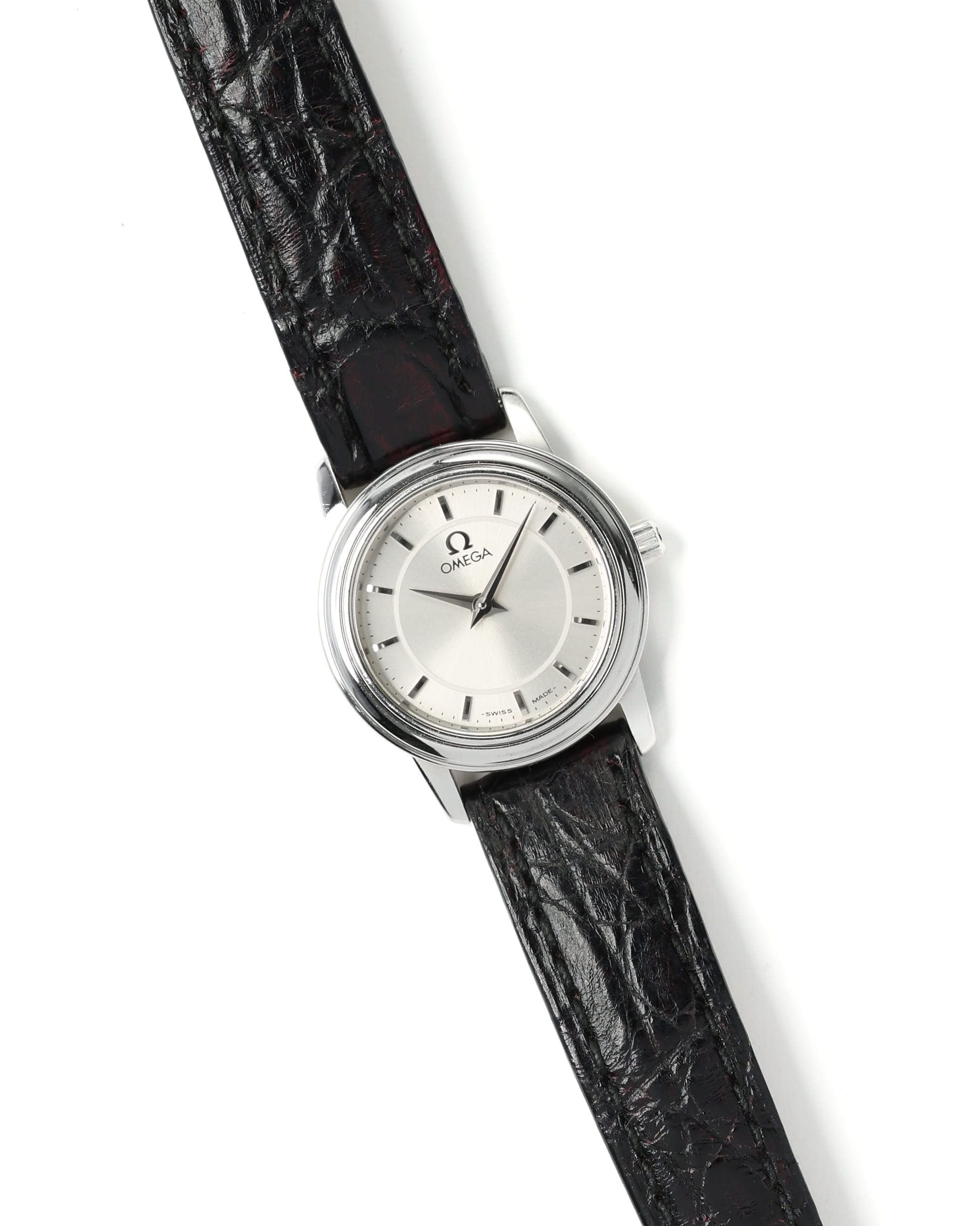 Omega De-ville 22mm 1998 Watch In Black