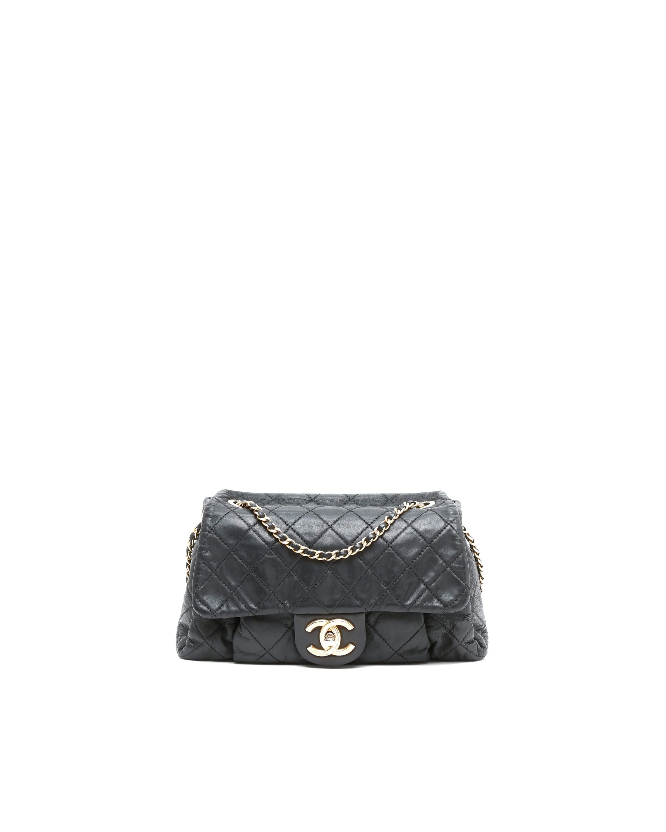 Pre-owned Chanel 31 Rue Cambon Flap Bag In Black