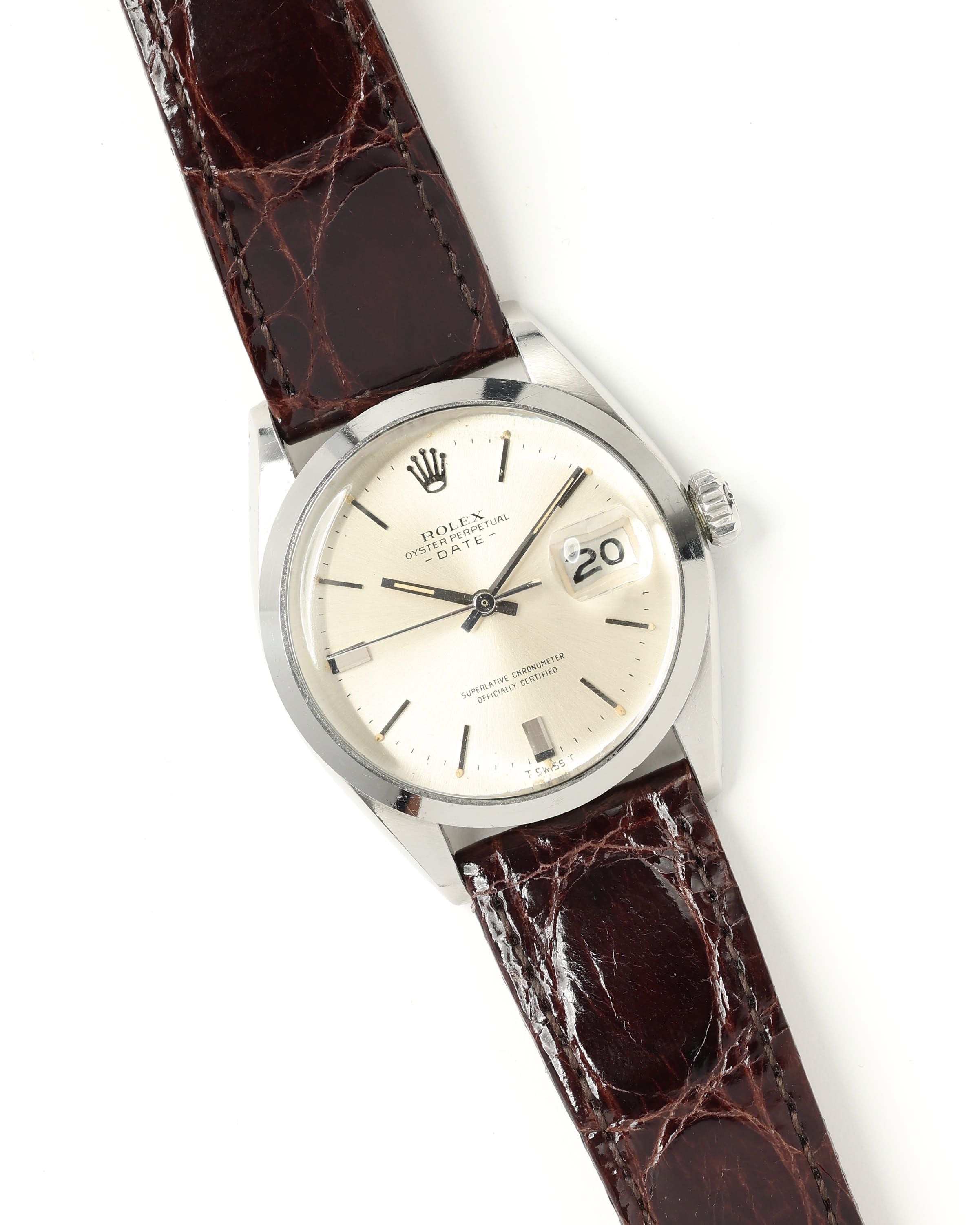 Rolex Oyster Perpetual Date 34mm Ref 1500 1969 Watch