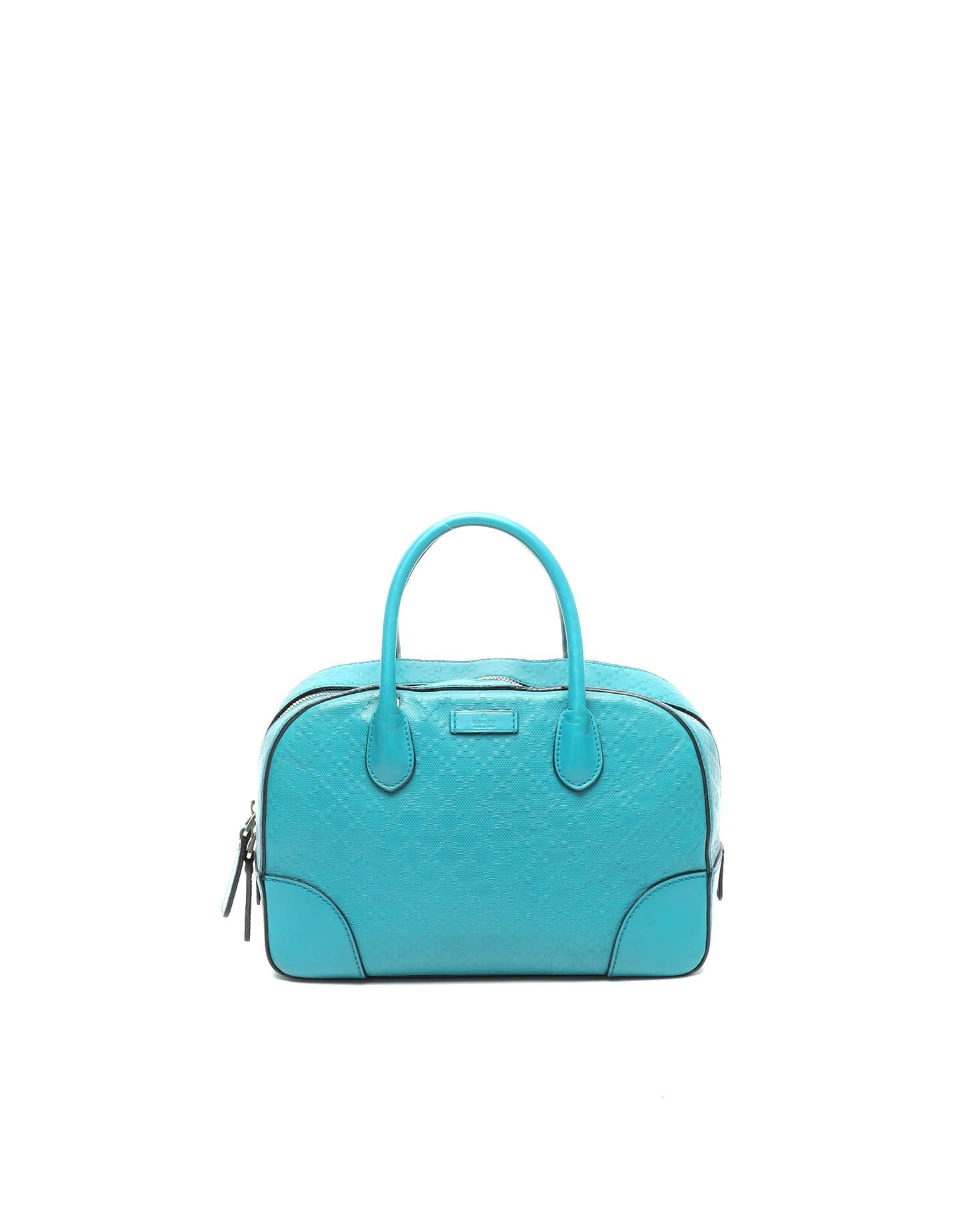 Gucci Blue Diamante Satchel Bag