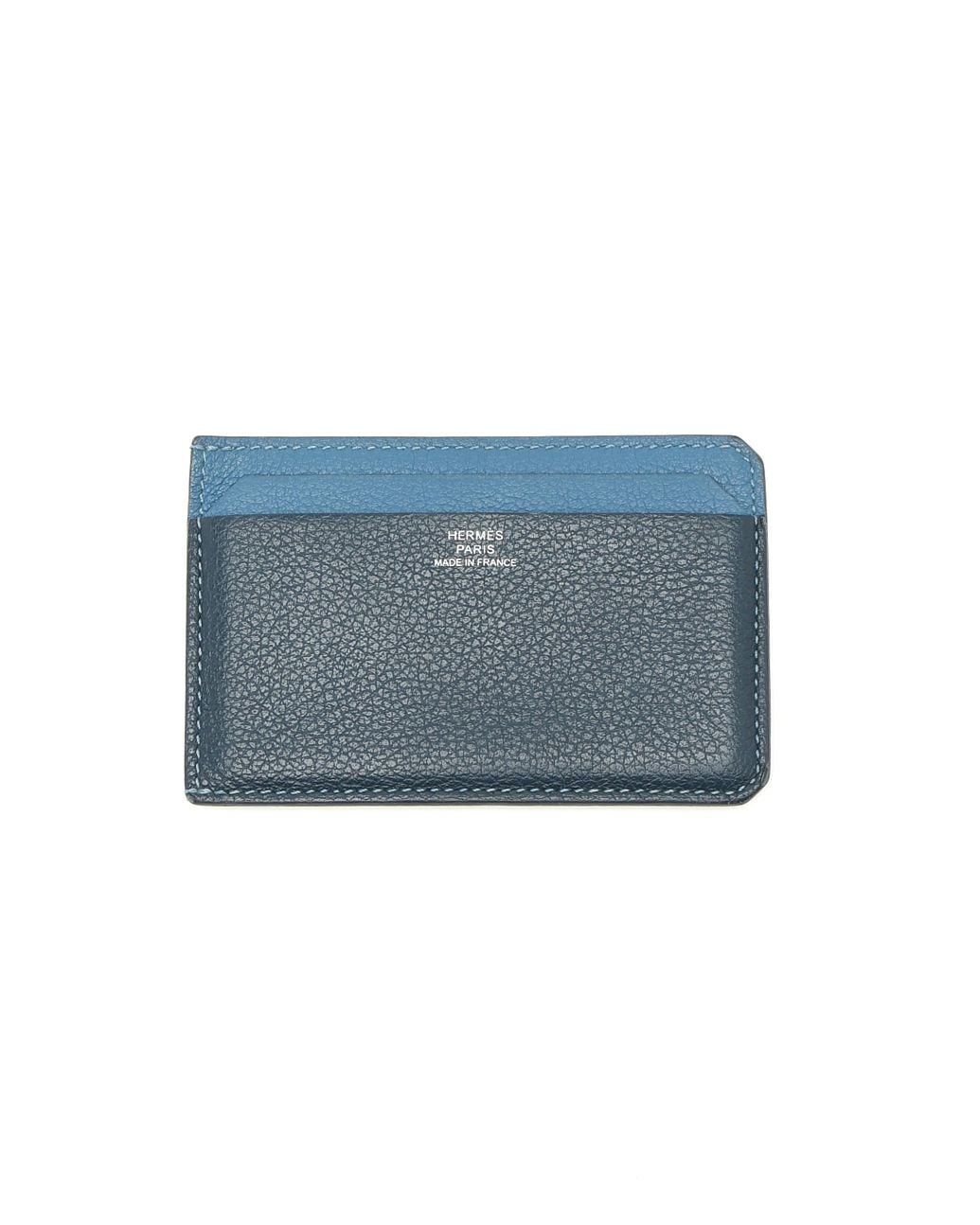 Hermes Hermès City Card Holder In Blue