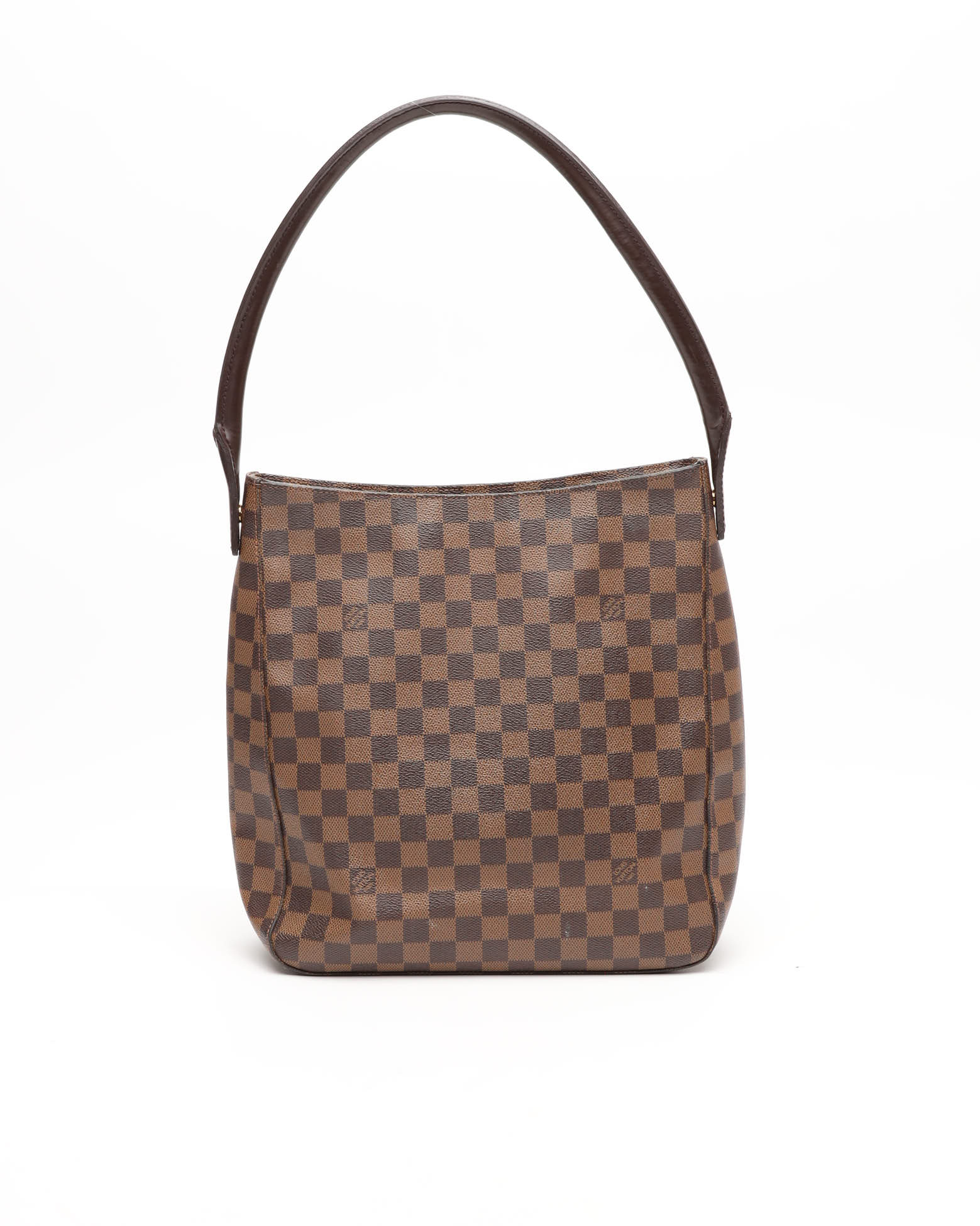 LOUIS VUITTON Damier Ebene Looping GM Shoulder Bag