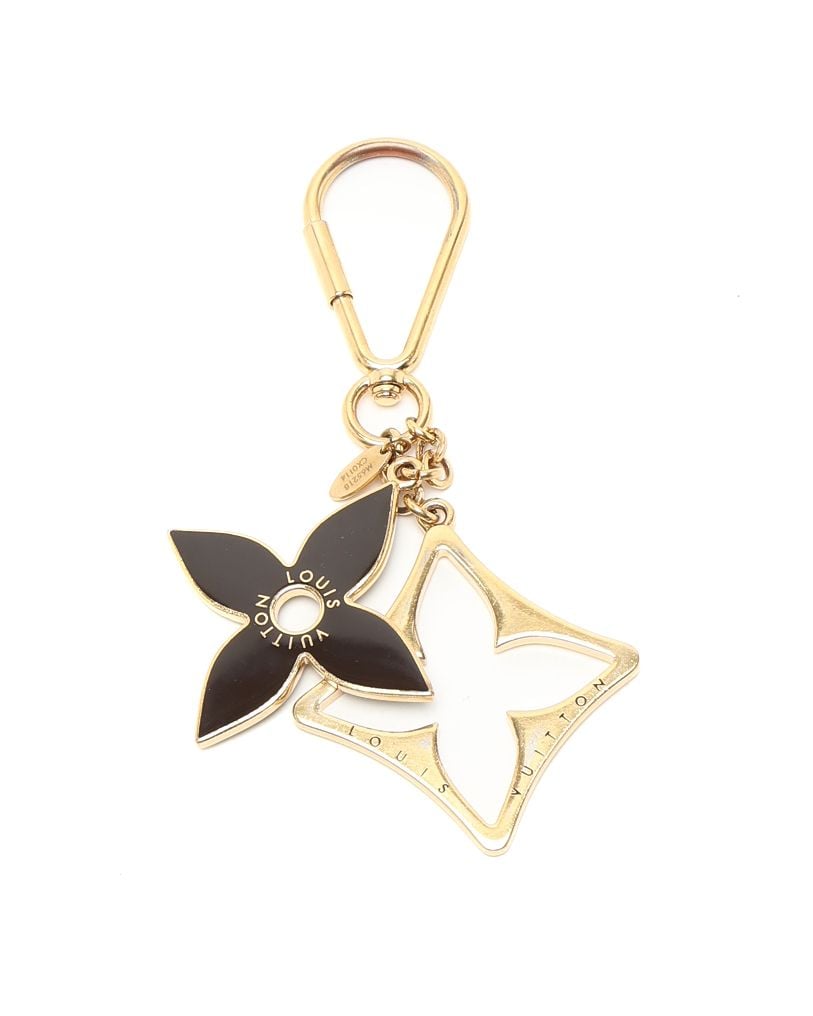 Louis Vuitton Puzzle Keychain In Gold