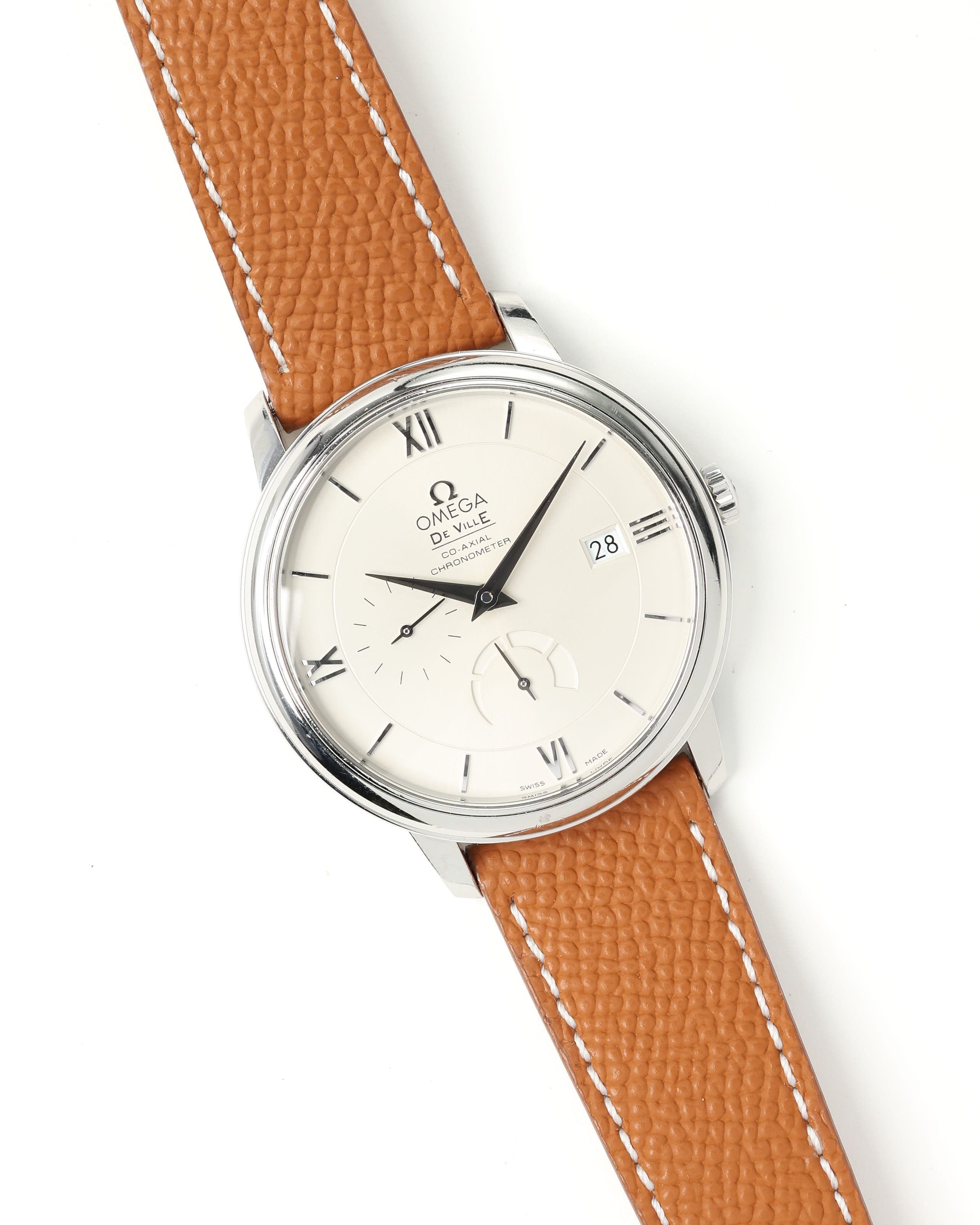 Omega Devil Prestige 39,5mm Full Set Watch In Brown