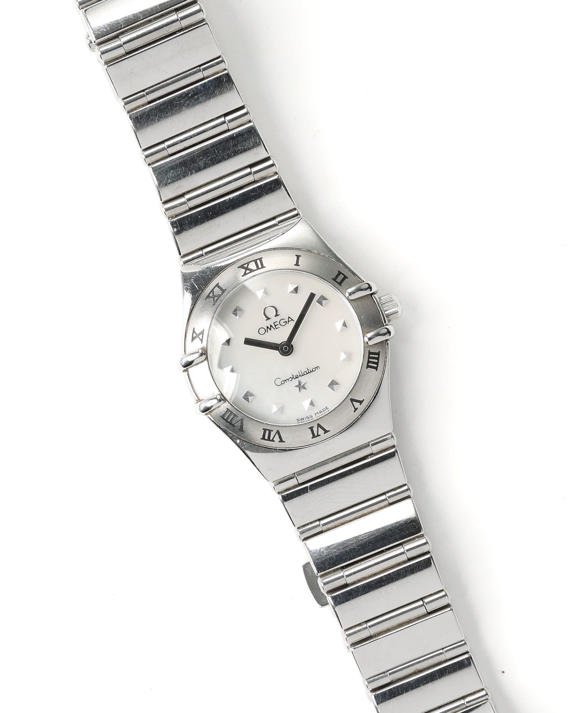 Omega Constellation 22mm 1994 Watch In Silver