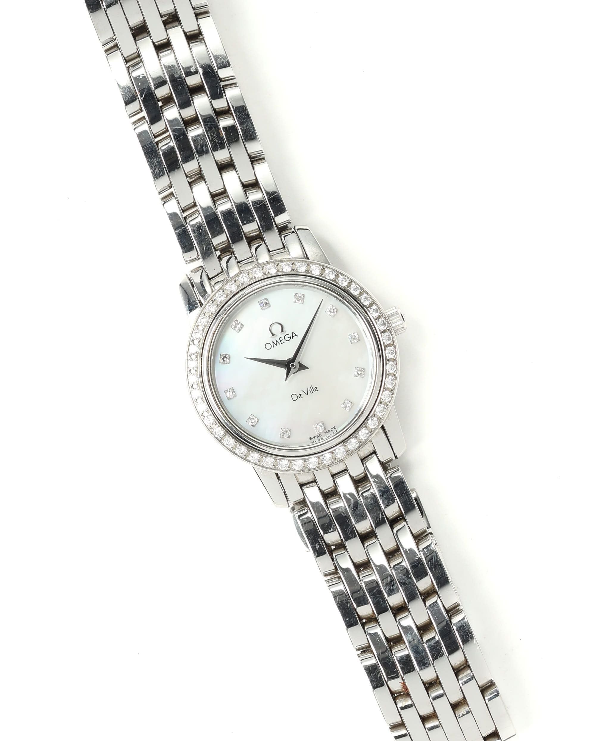 Omega De Ville Prestige 22mm 2006 Full Set Watch In Silver
