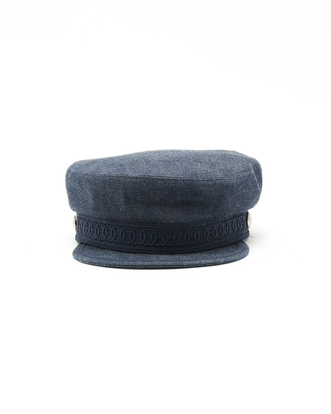 Hermes Hermès Denim Casquette Cabourg En Finesse Newsboy Cap In Blue