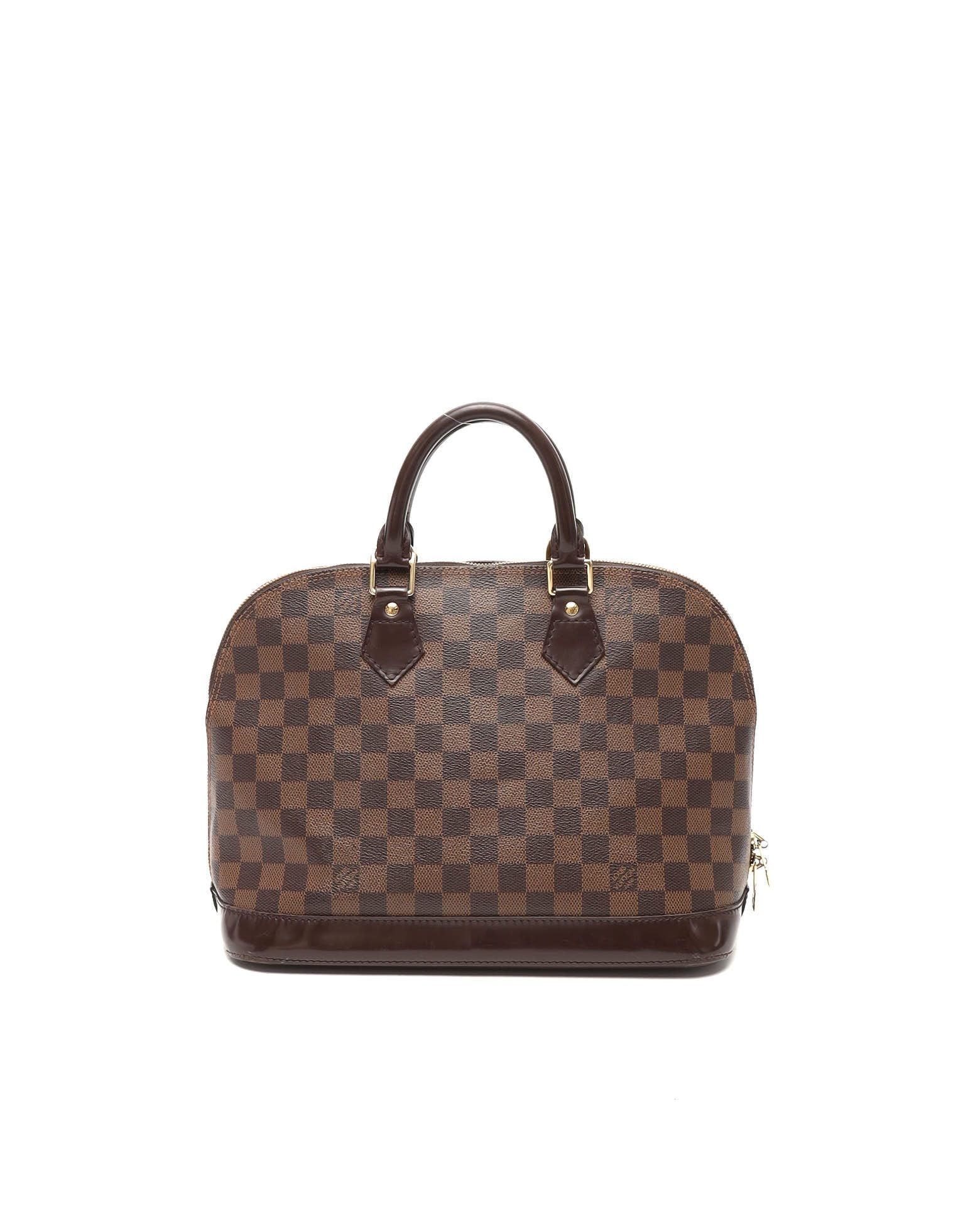Louis Vuitton Damier Ebene Alma Pm Bag In Brown