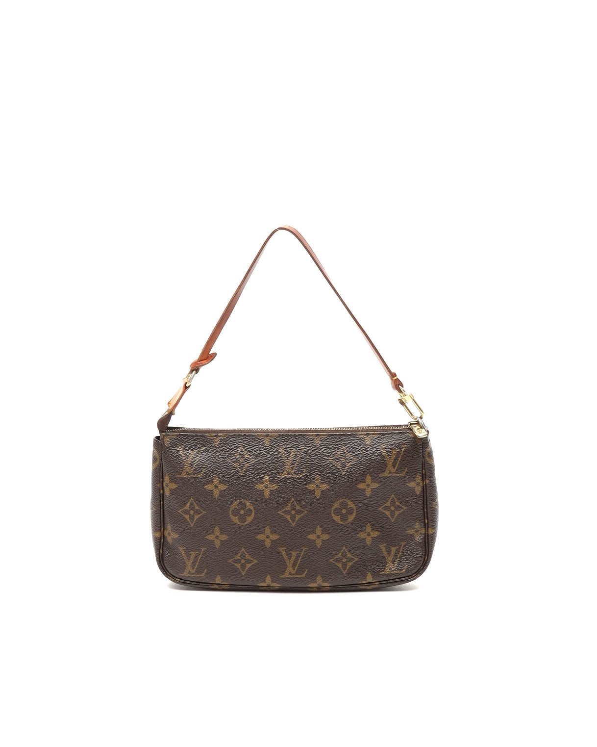 Louis Vuitton Monogram Pochette Accessoires Bag In Brown