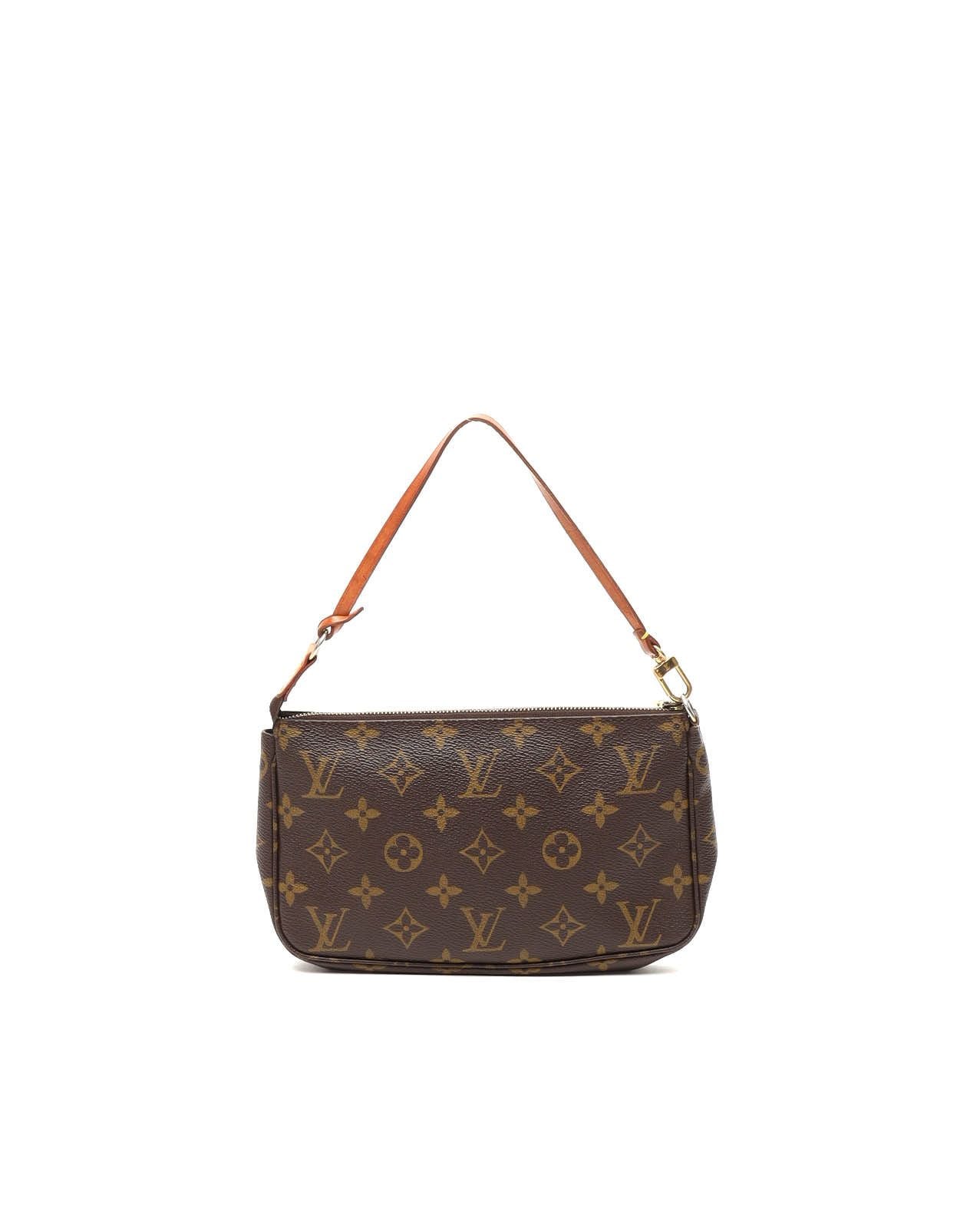 Louis Vuitton Monogram Pochette Accessoires Bag In Brown