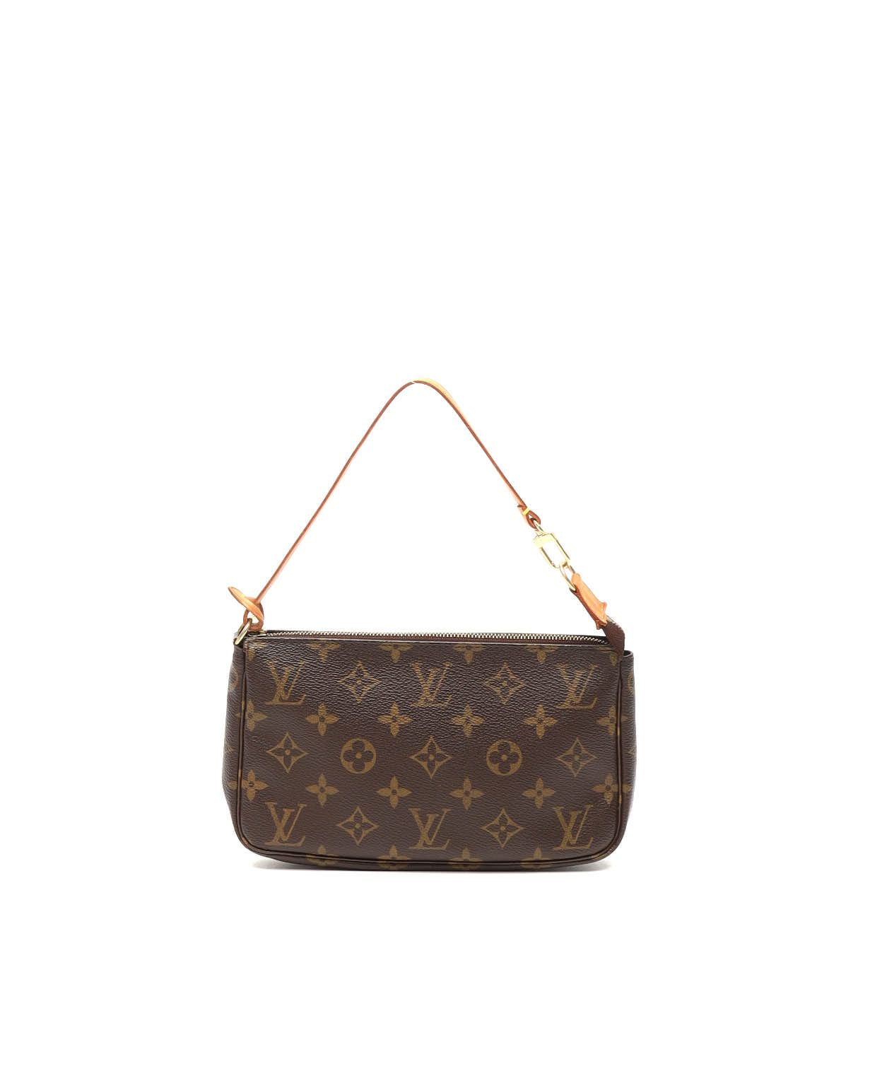 Louis Vuitton Monogram Pochette Accessoires Bag In Brown