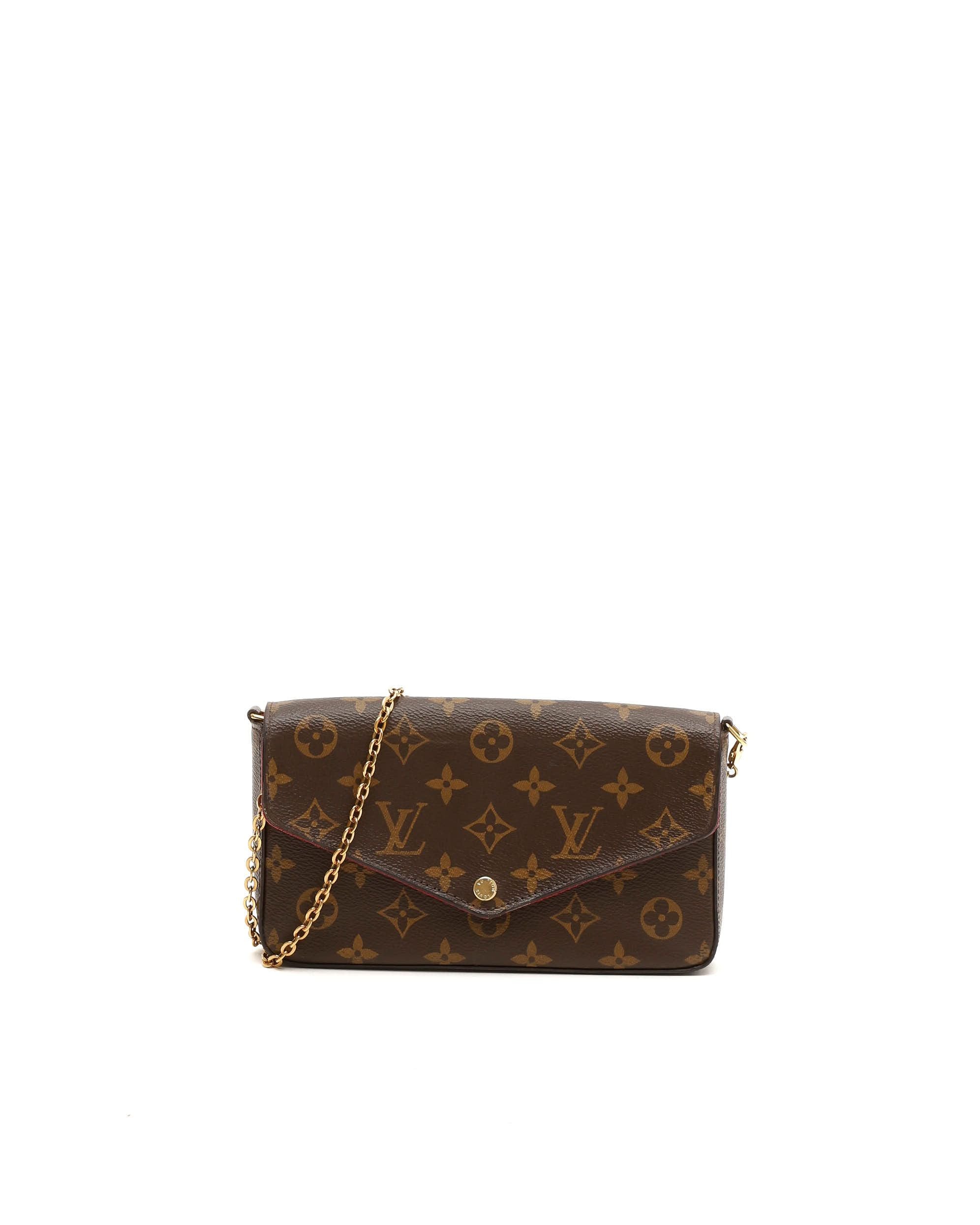 Louis Vuitton Monogram Pochette Félicie Bag In Brown