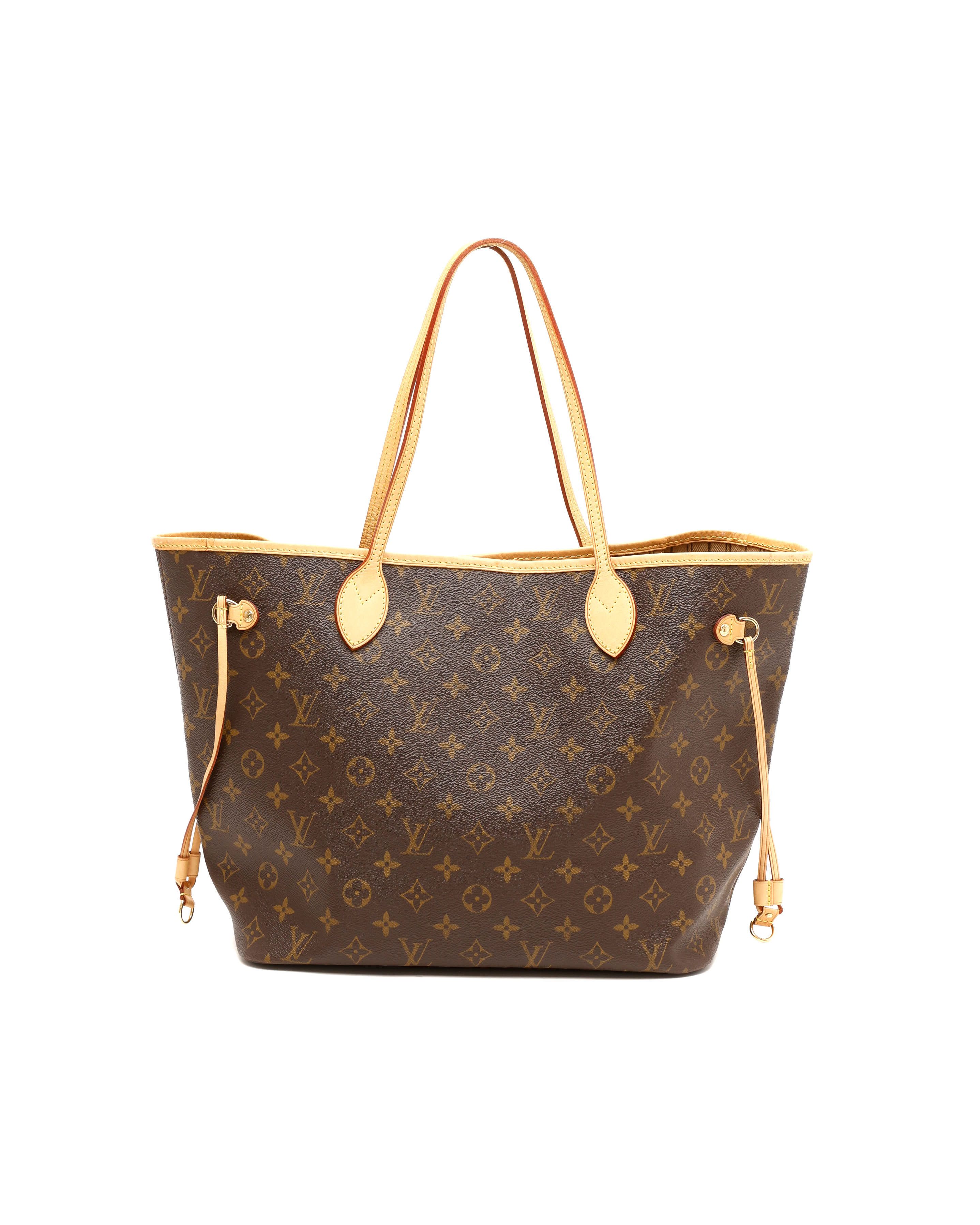 Louis Vuitton Monogram Neverfull Mm Tote Bag In Brown
