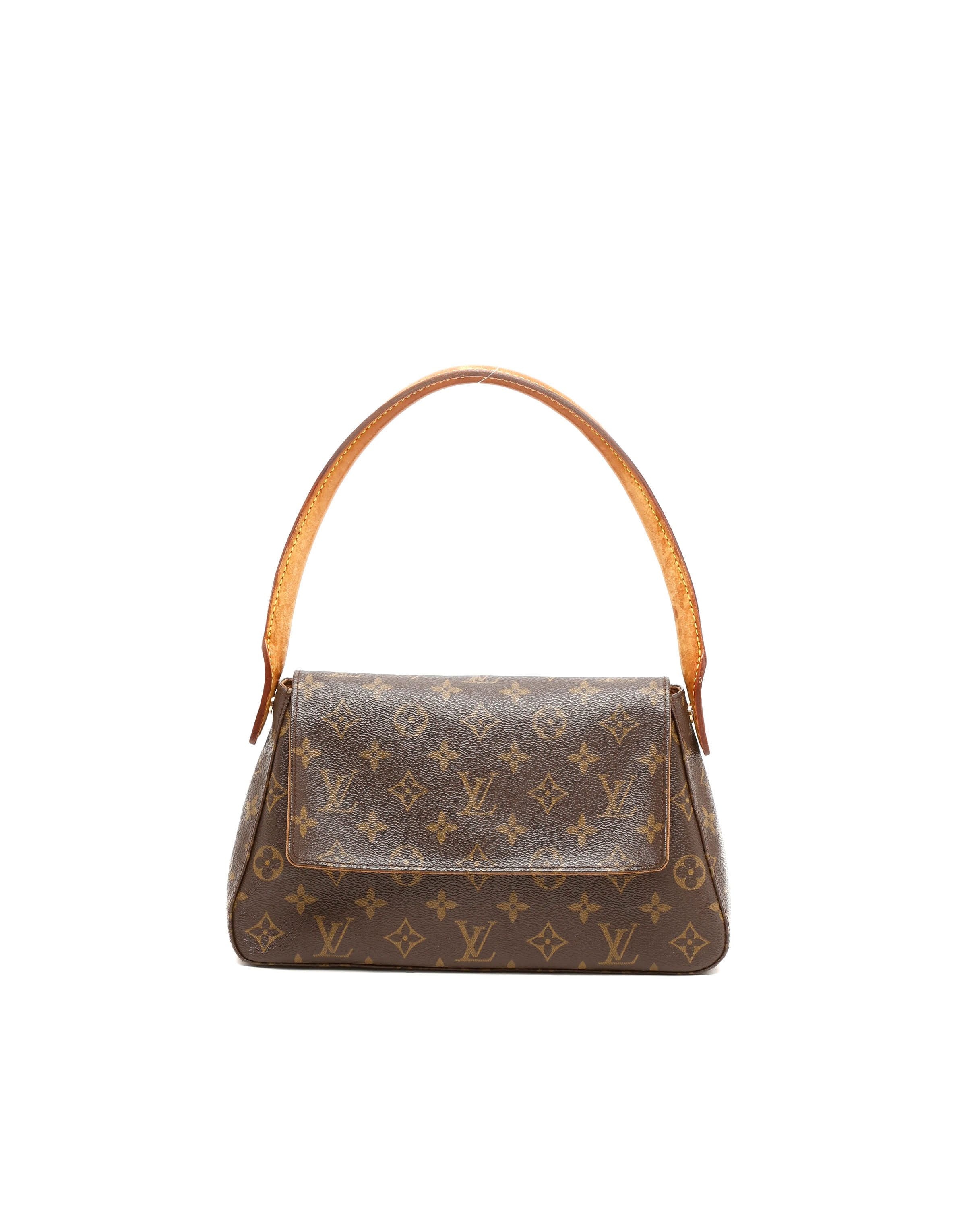 Louis Vuitton Monogram Mini Looping Bag In Brown
