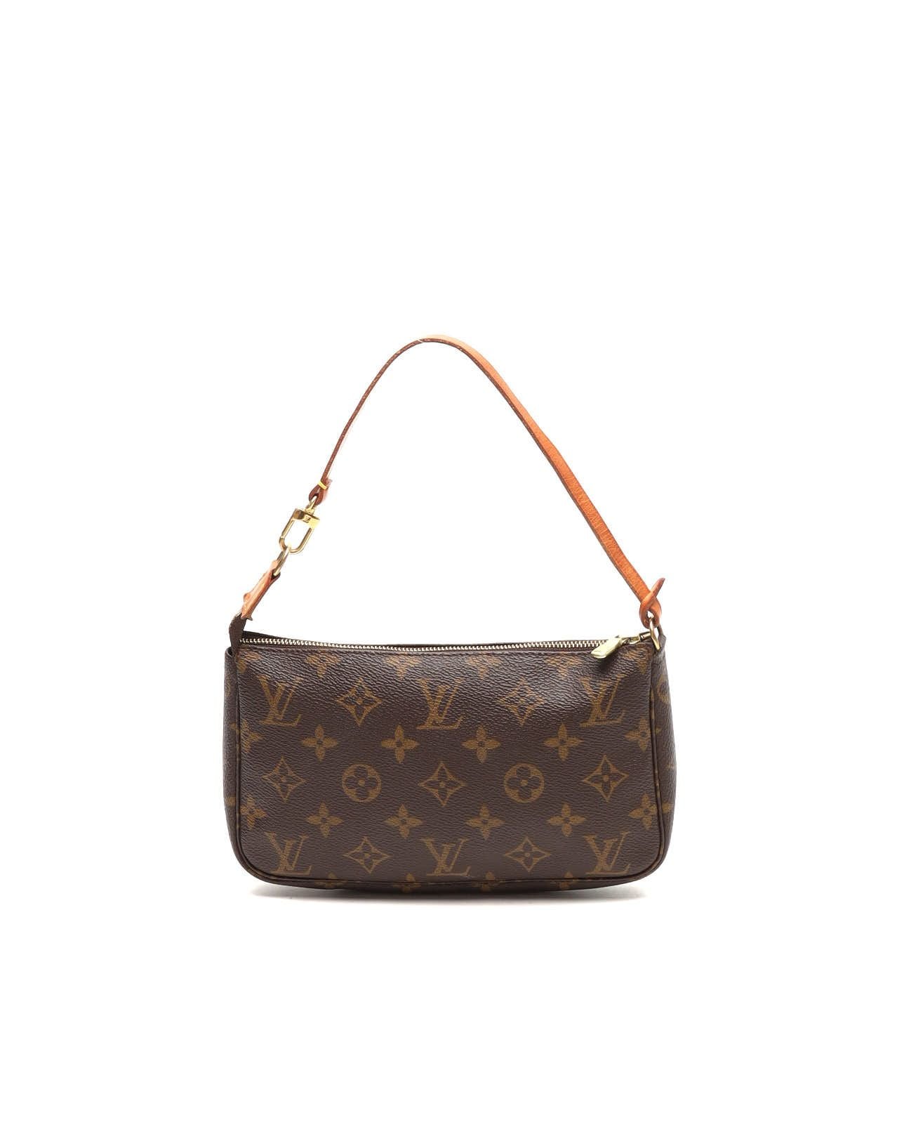 Louis Vuitton Monogram Pochette Accessoires Bag In Brown