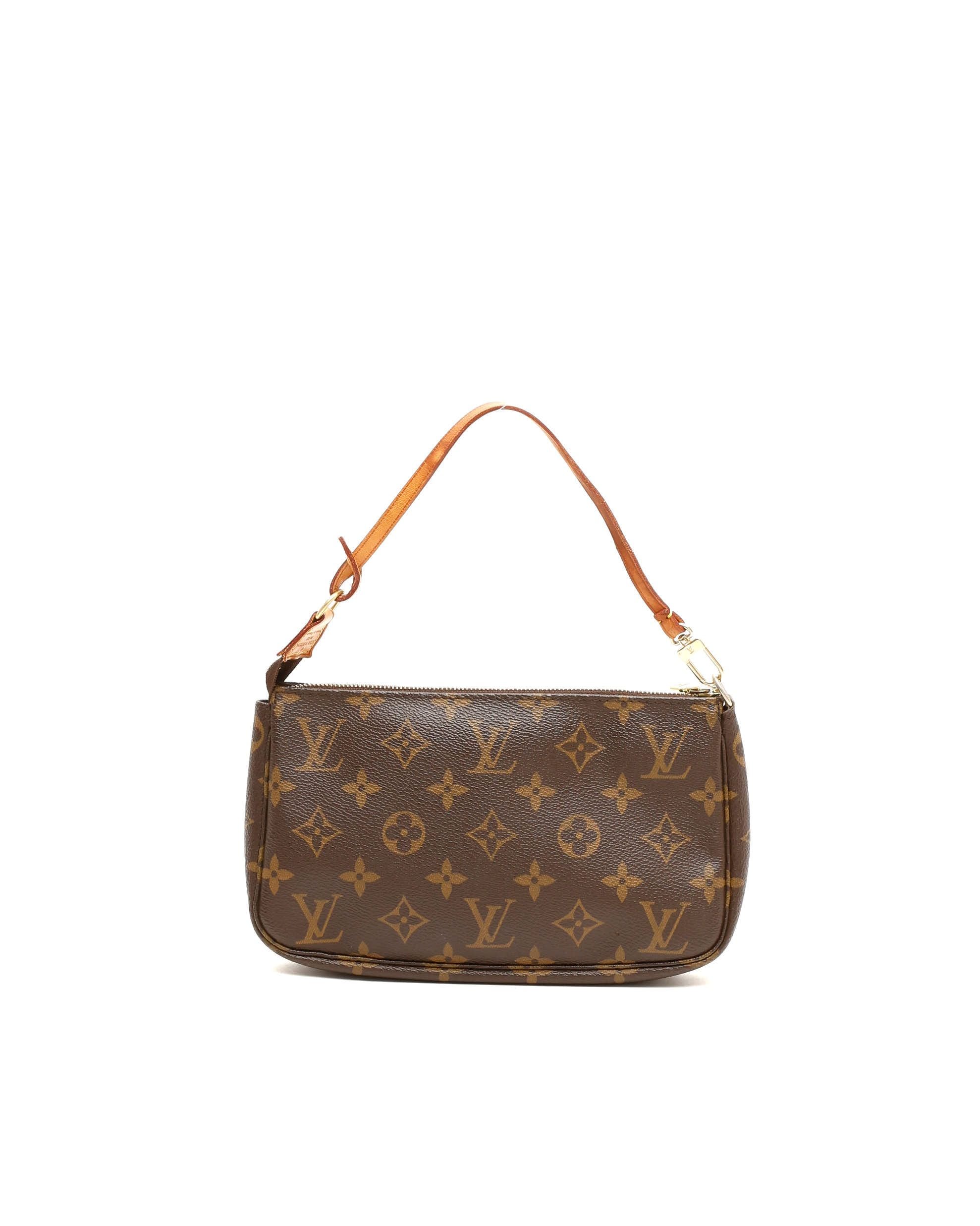 Louis Vuitton Monogram Pochette Accessoires Bag In Brown