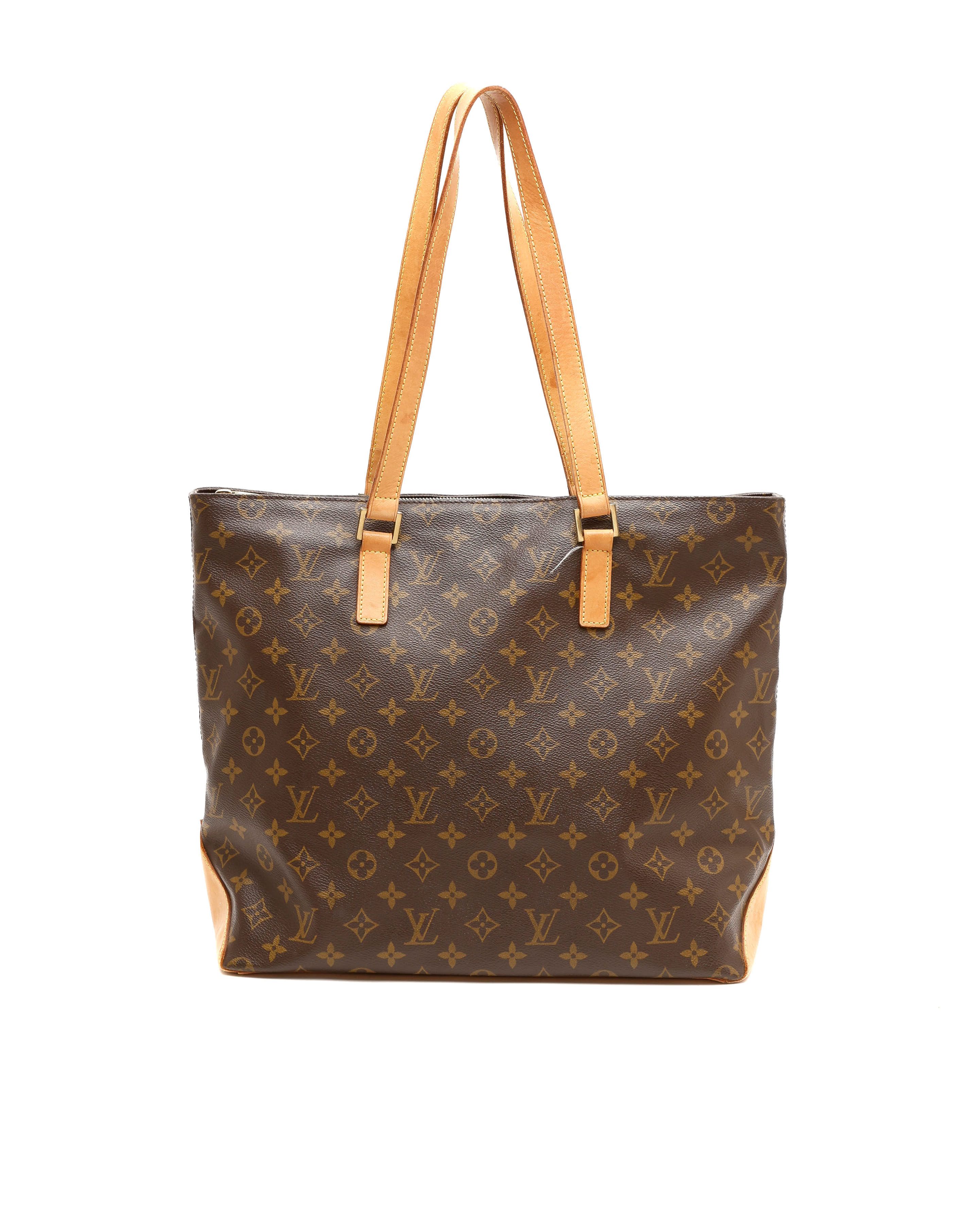Louis Vuitton Monogram Cabas Mezzo Bag In Brown