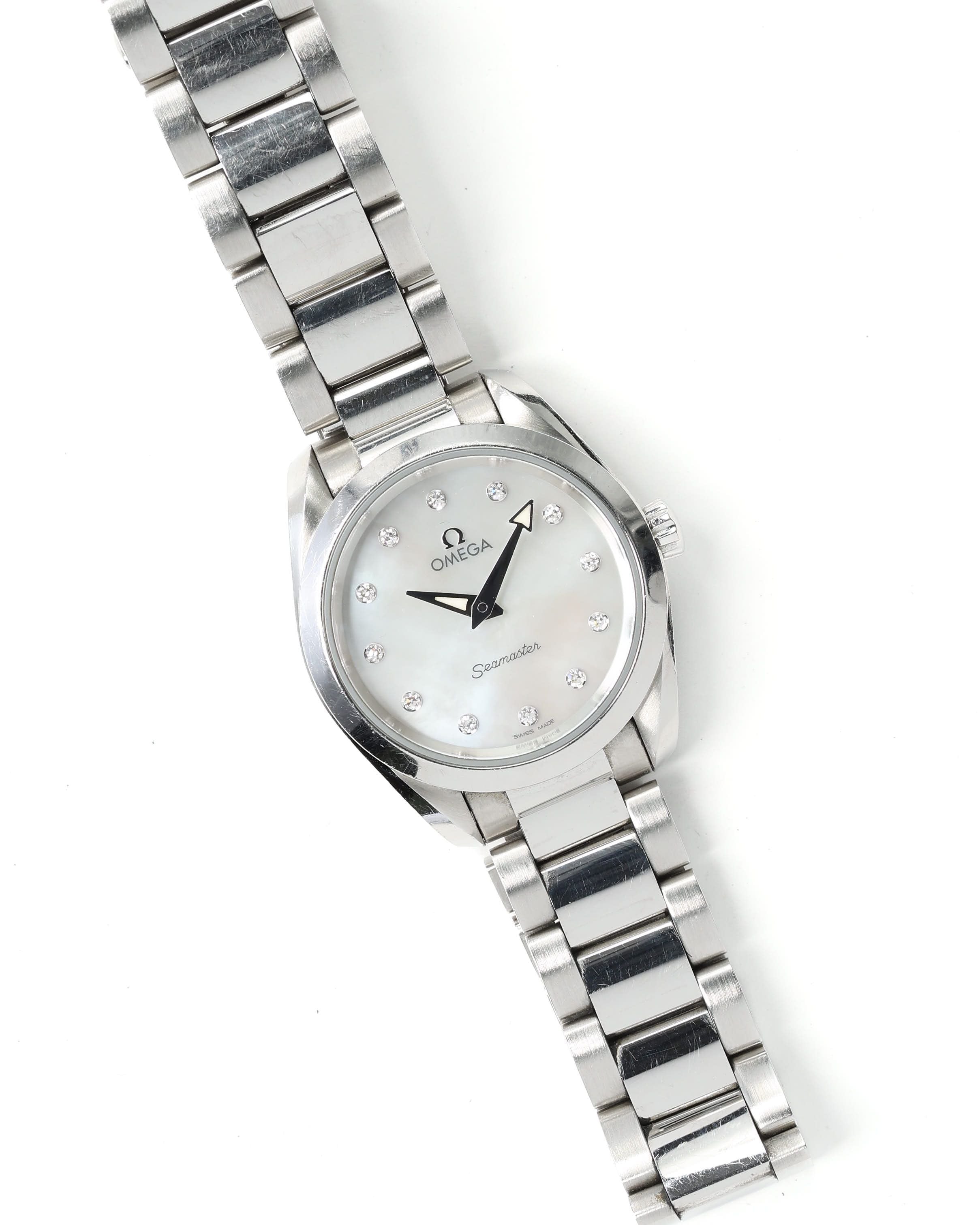 Omega Aqua Terra 150m 27mm 2019 Watch In Silver