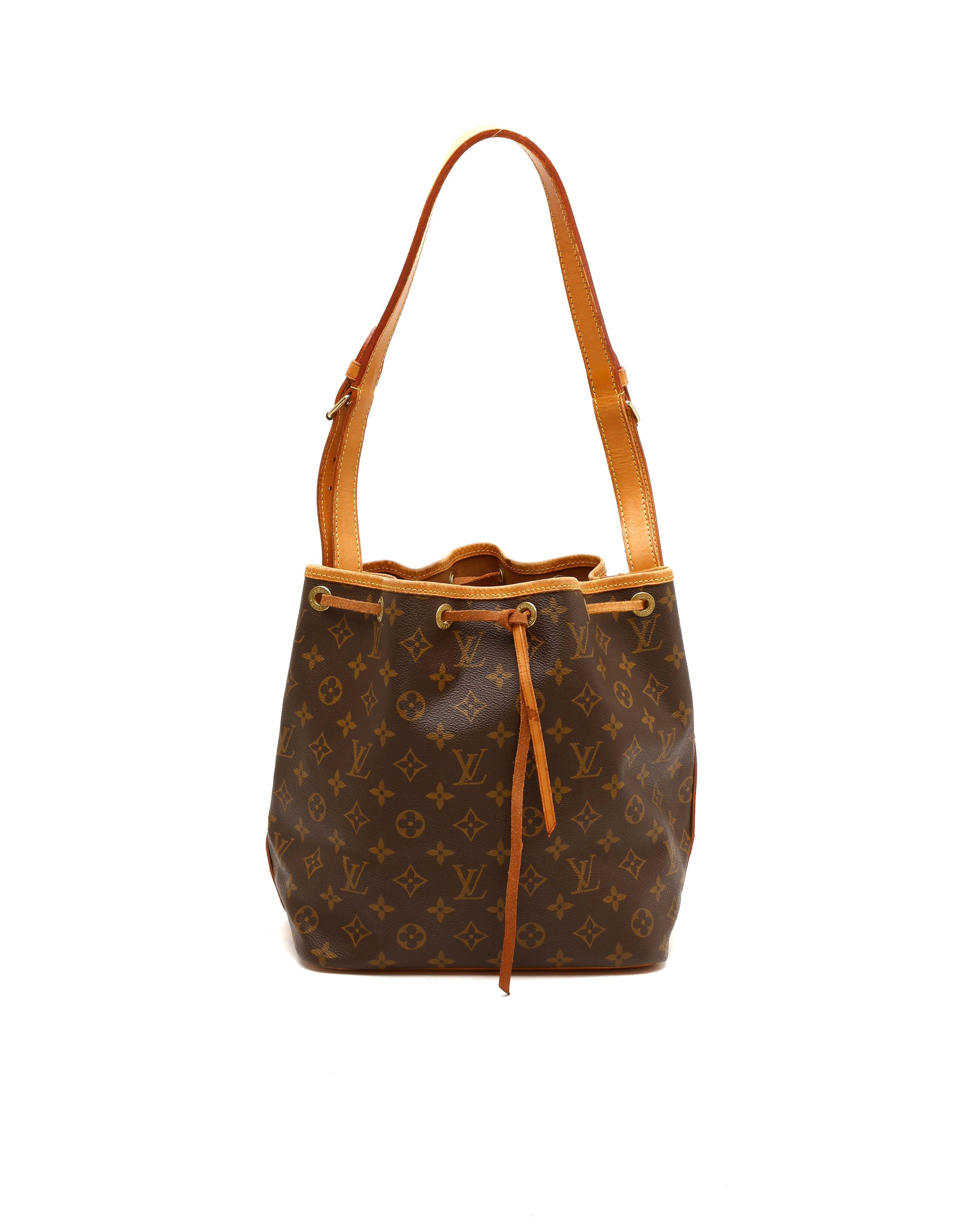 Louis Vuitton Monogramme Petit Noé Bag In Brown