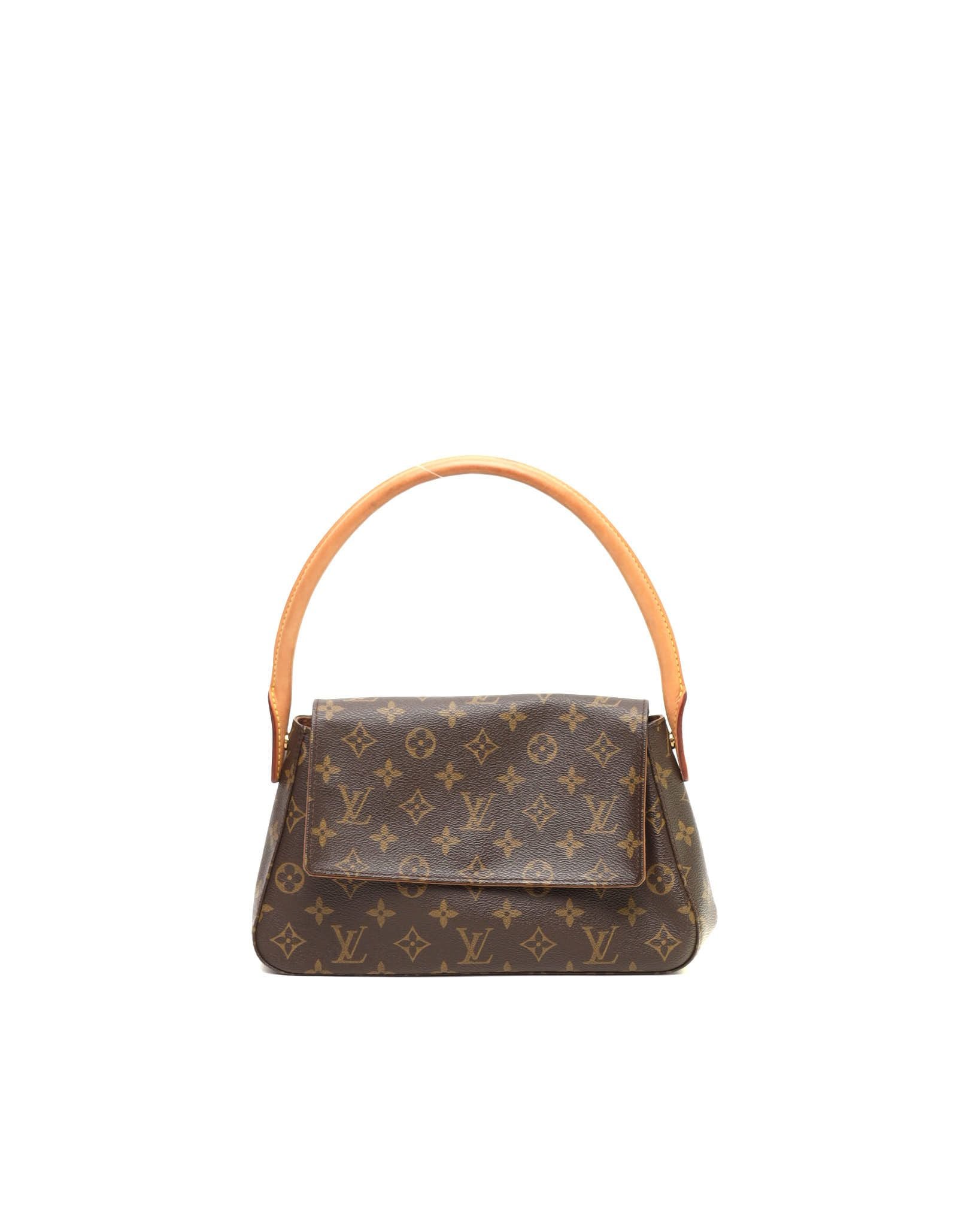 Louis Vuitton Monogram Mini Looping Bag In Brown