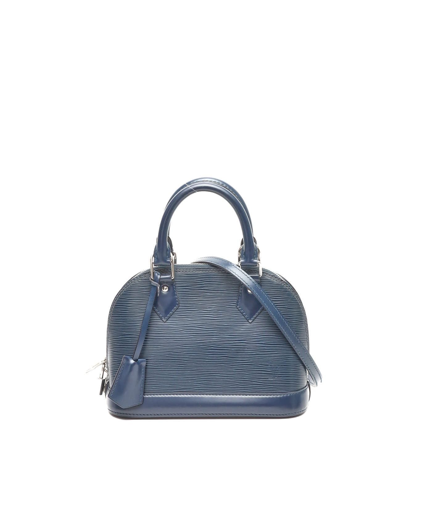 Louis Vuitton Epi Alma Bb Bag In Navy