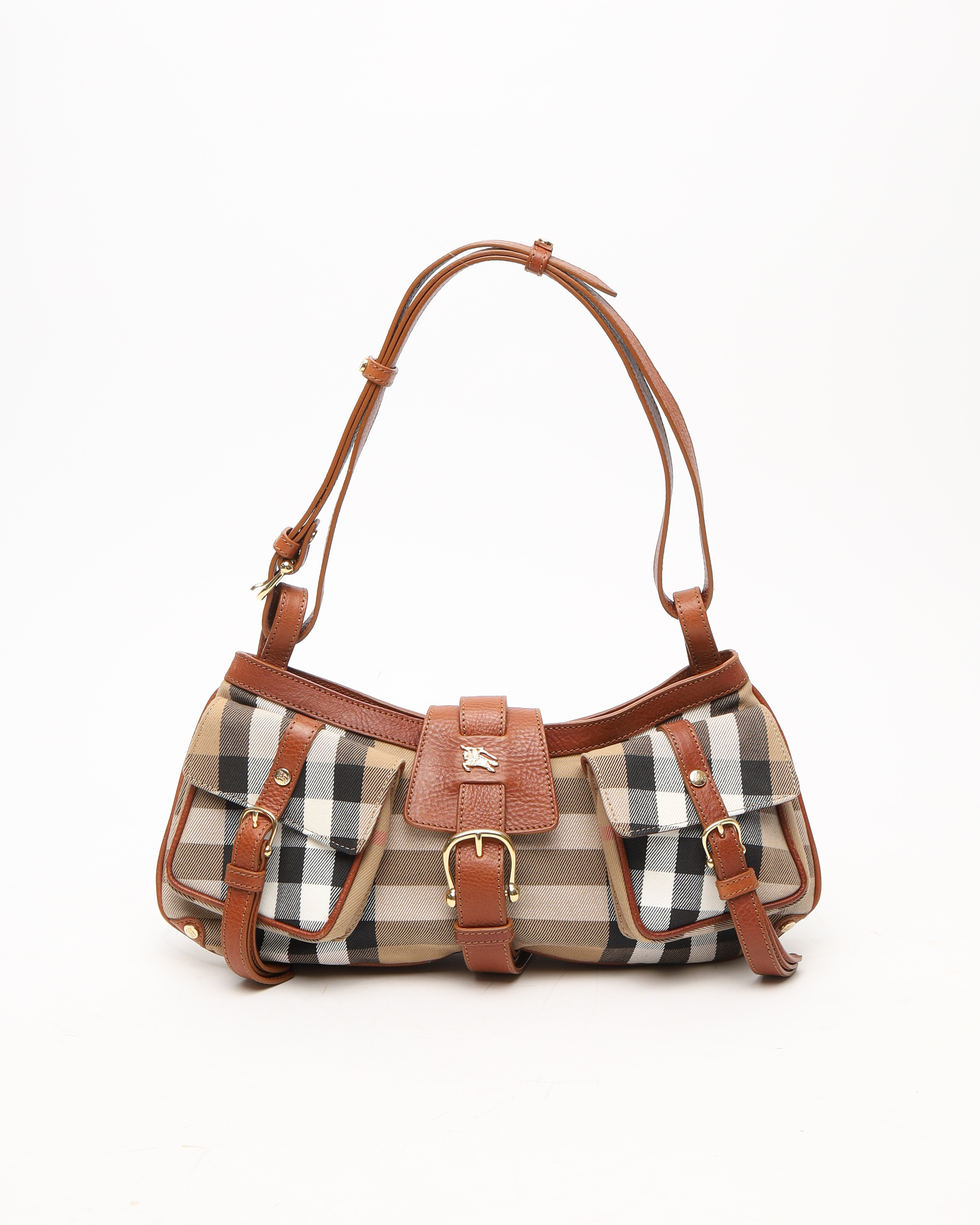 BURBERRY Nova Check Prorsum House Shoulder Bag