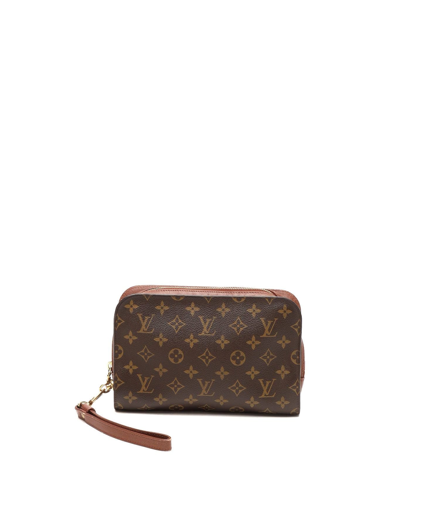 Louis Vuitton Monogram Pochette Orsay In Brown