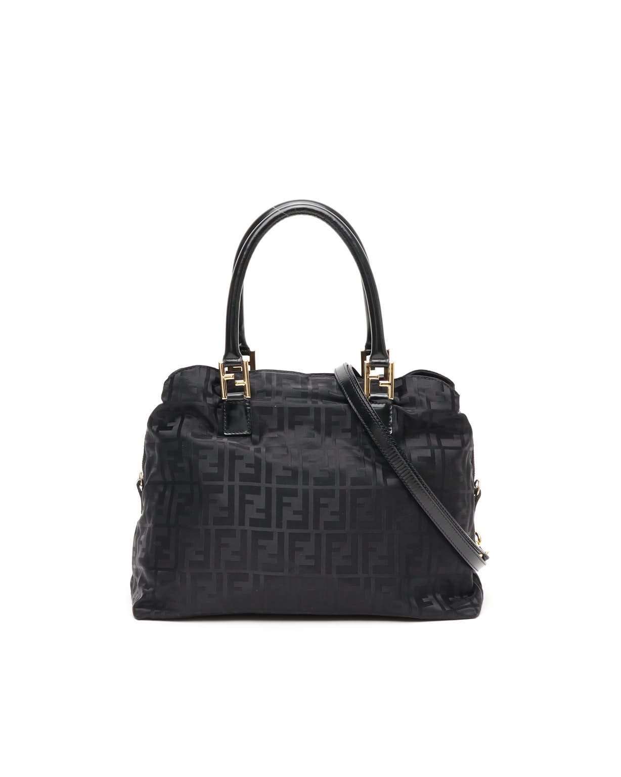 FENDI Zucca Boston Bag