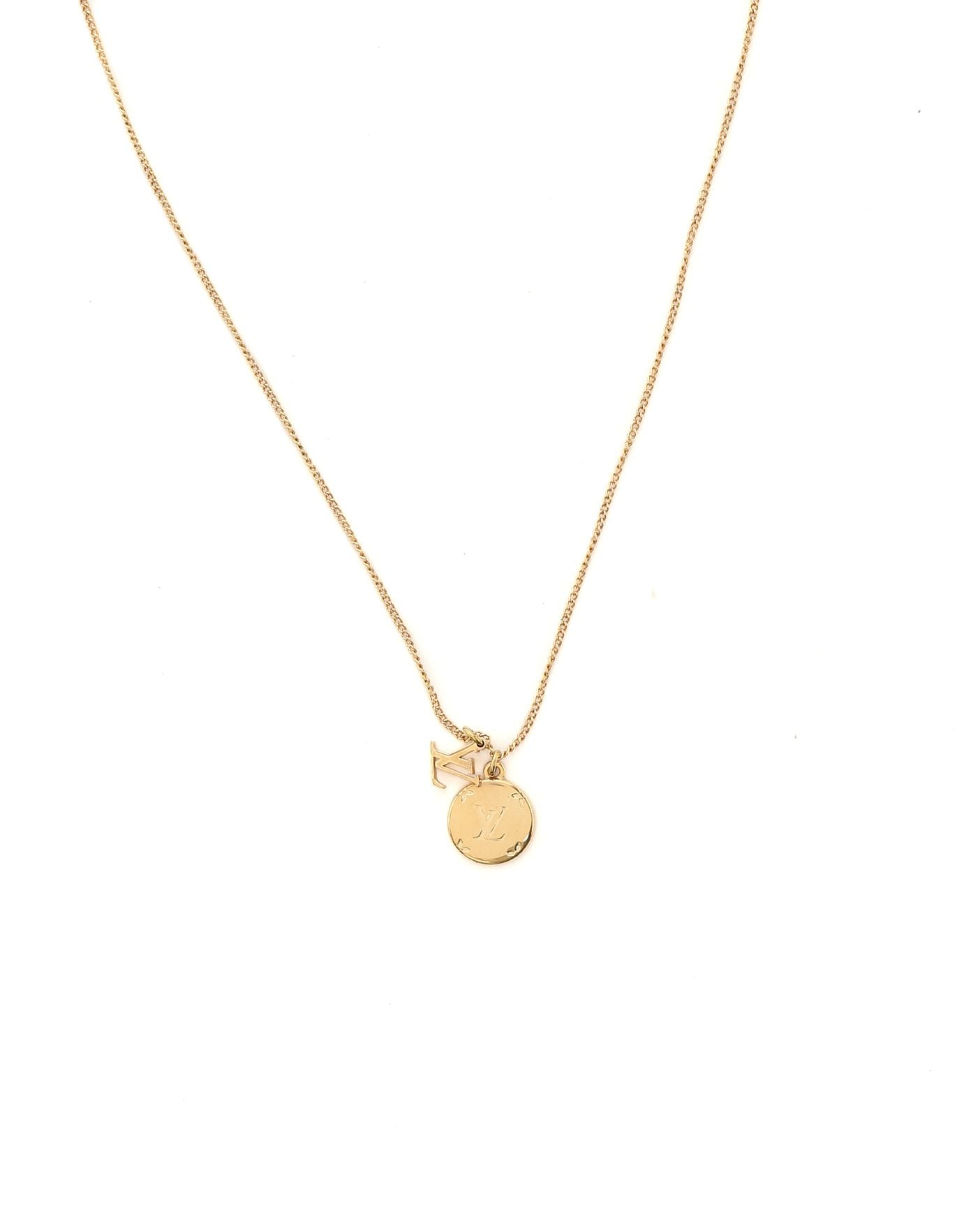 Louis Vuitton Lv Necklace In Gold