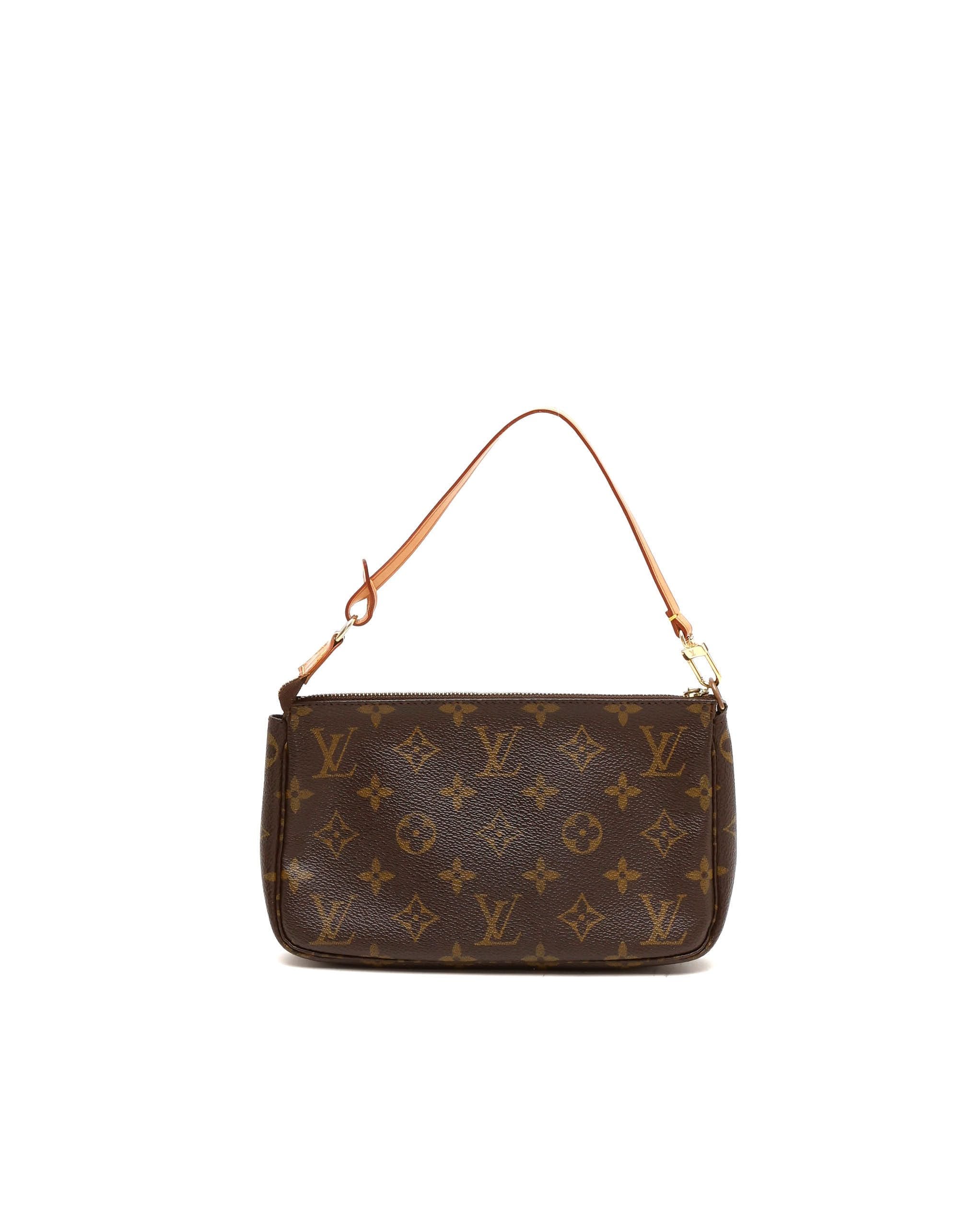 Louis Vuitton Monogram Pochette Accessoires Bag In Brown