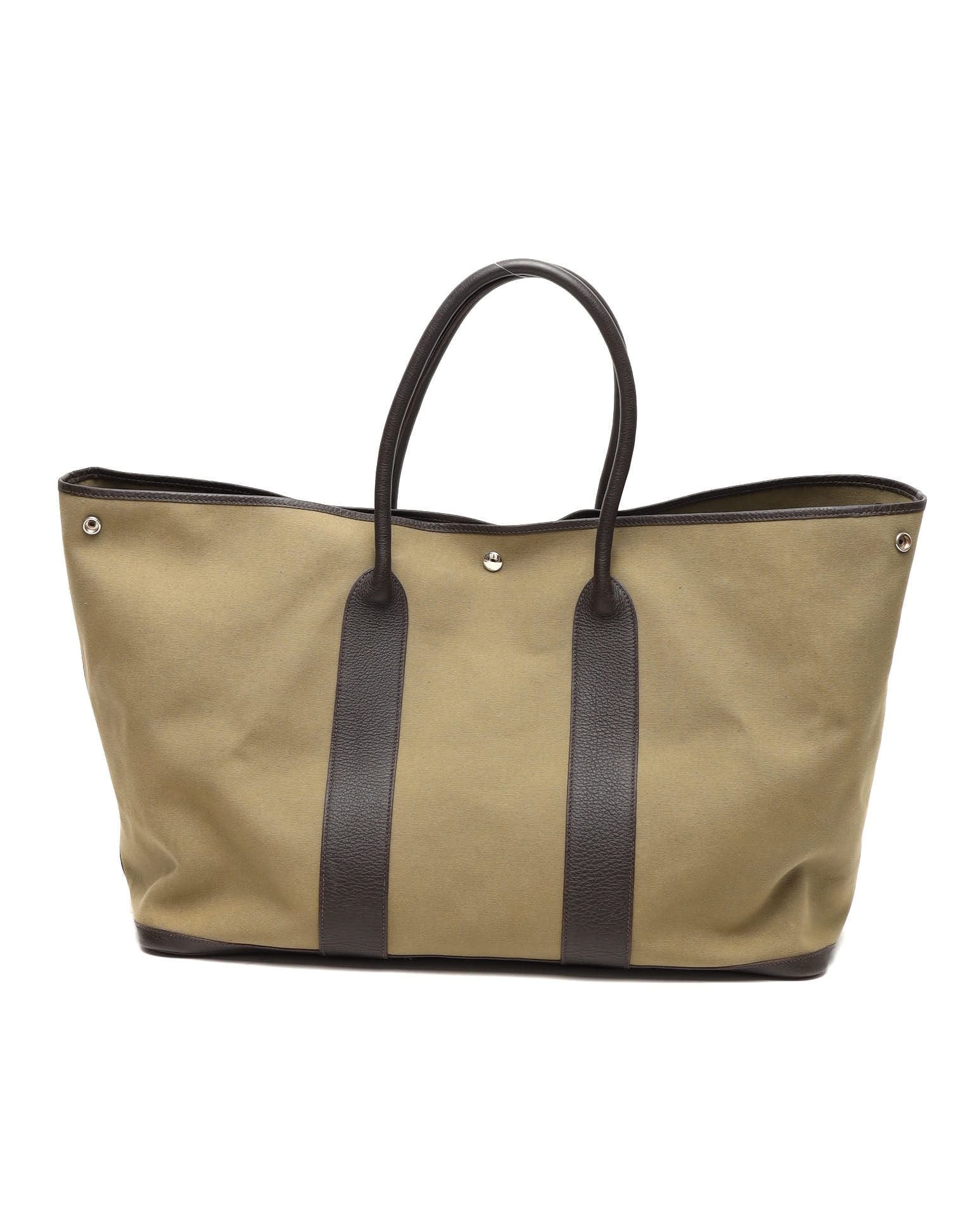 Hermès Toile & Negonda Garden Party 49 GM Tote Bag