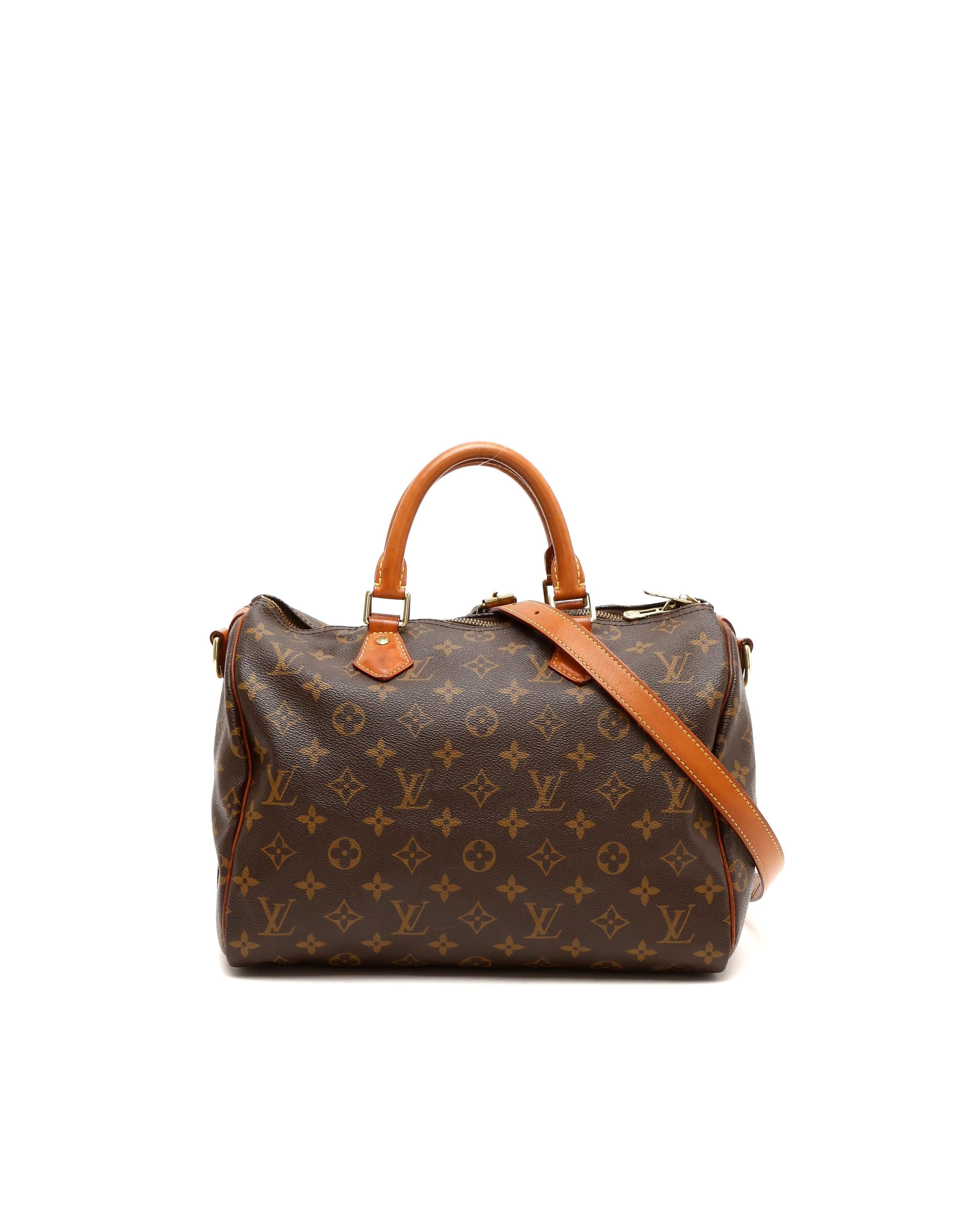 Louis Vuitton Monogram Speedy Bandoulière 30 Bag In Brown
