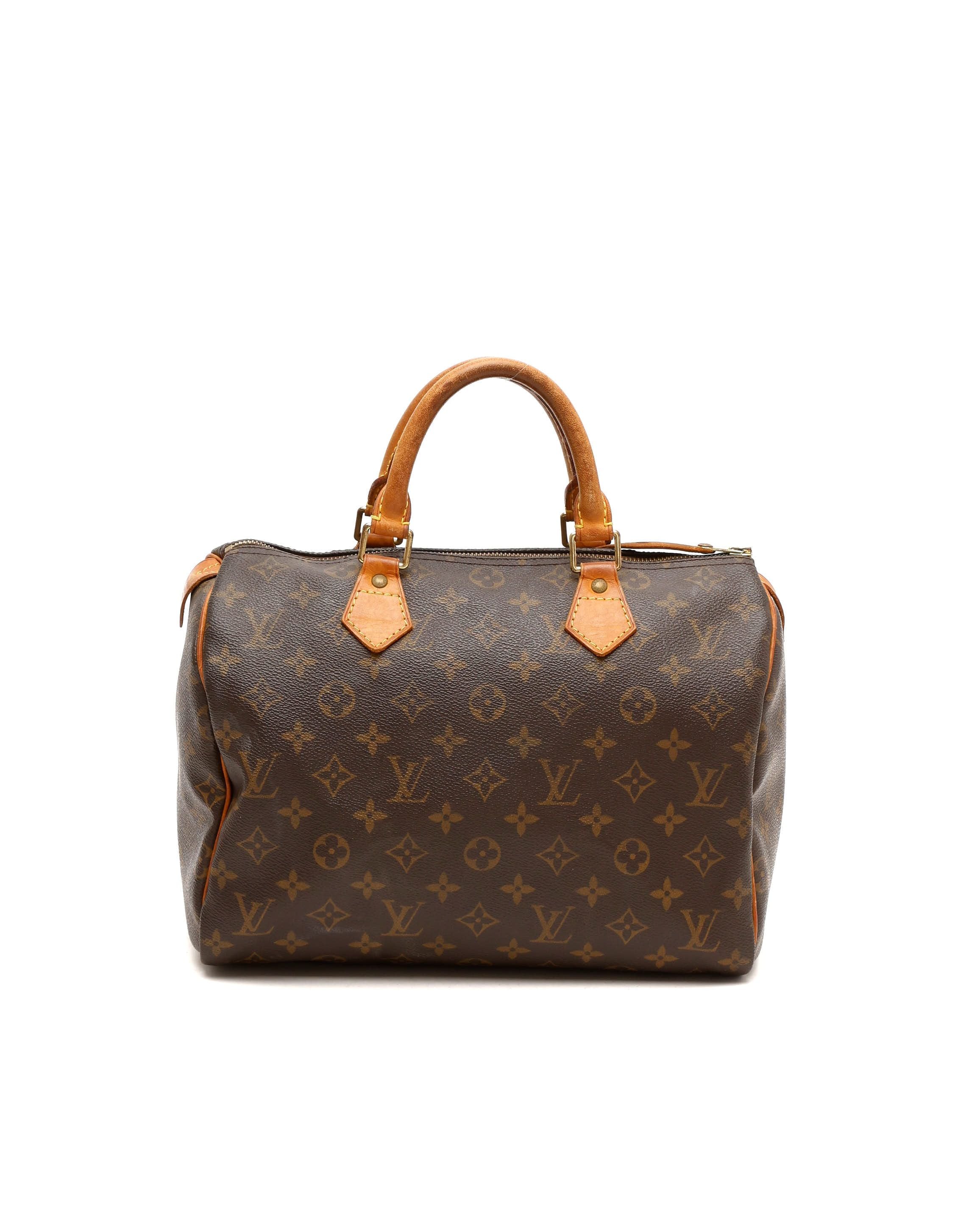 Louis Vuitton Monogram Speedy 30 Bag In Brown