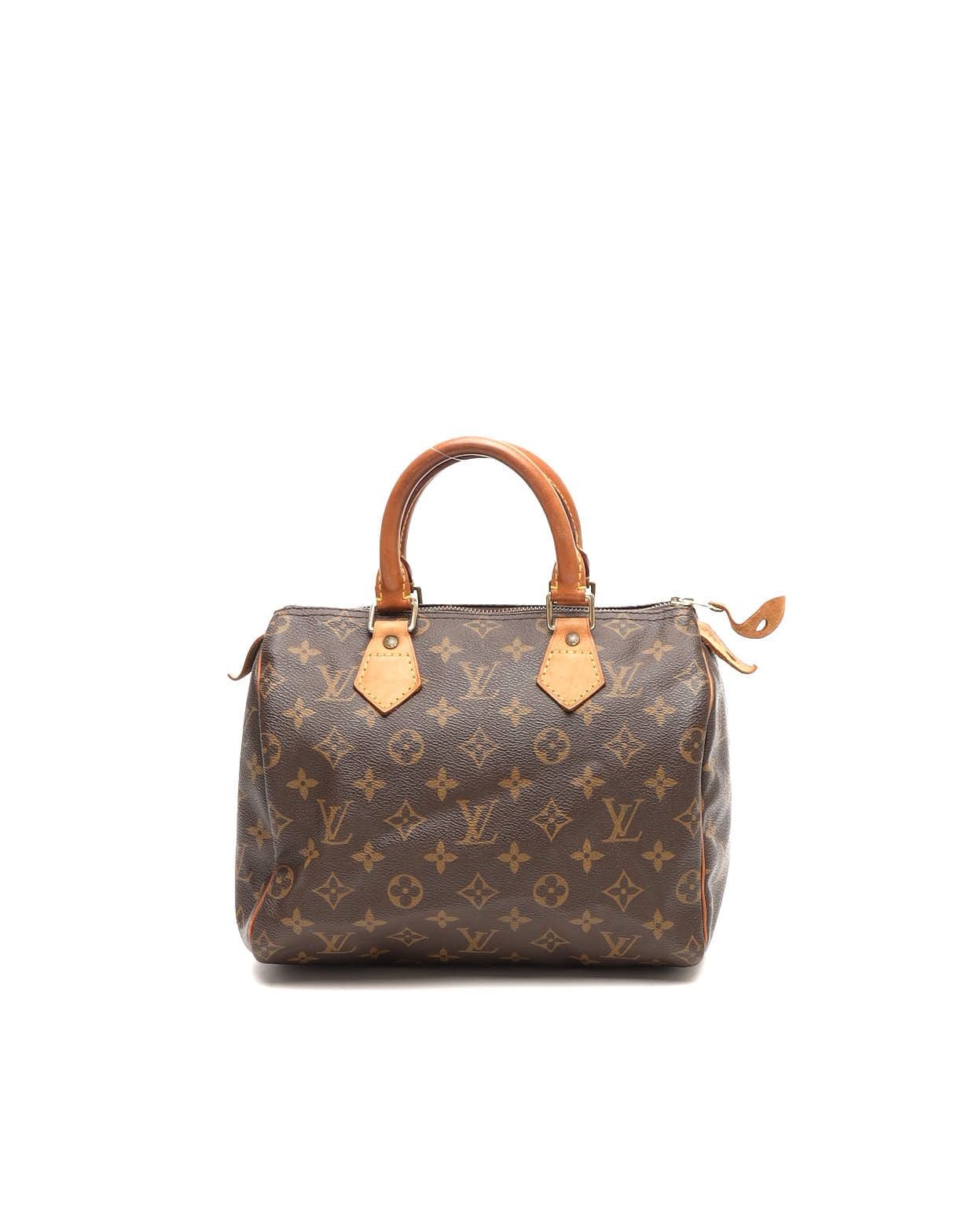 Louis Vuitton Monogram Speedy 25 Bag In Brown