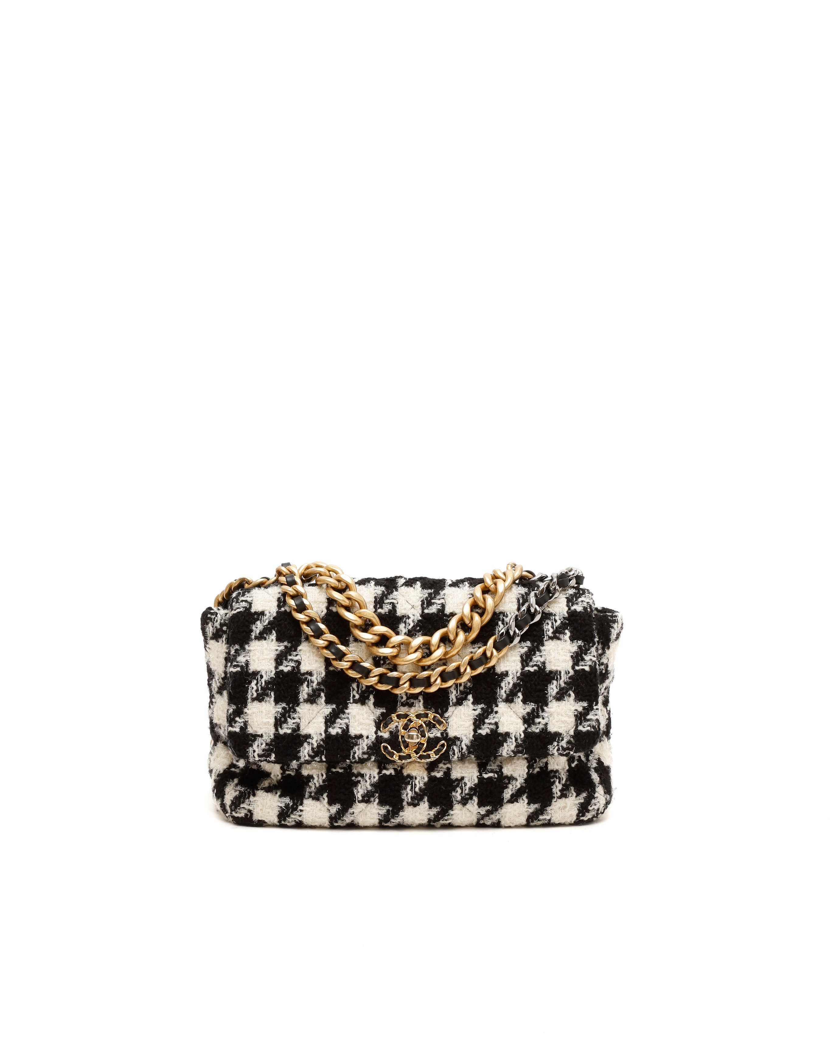 Chanel Large Tweed 19 Flap Bag